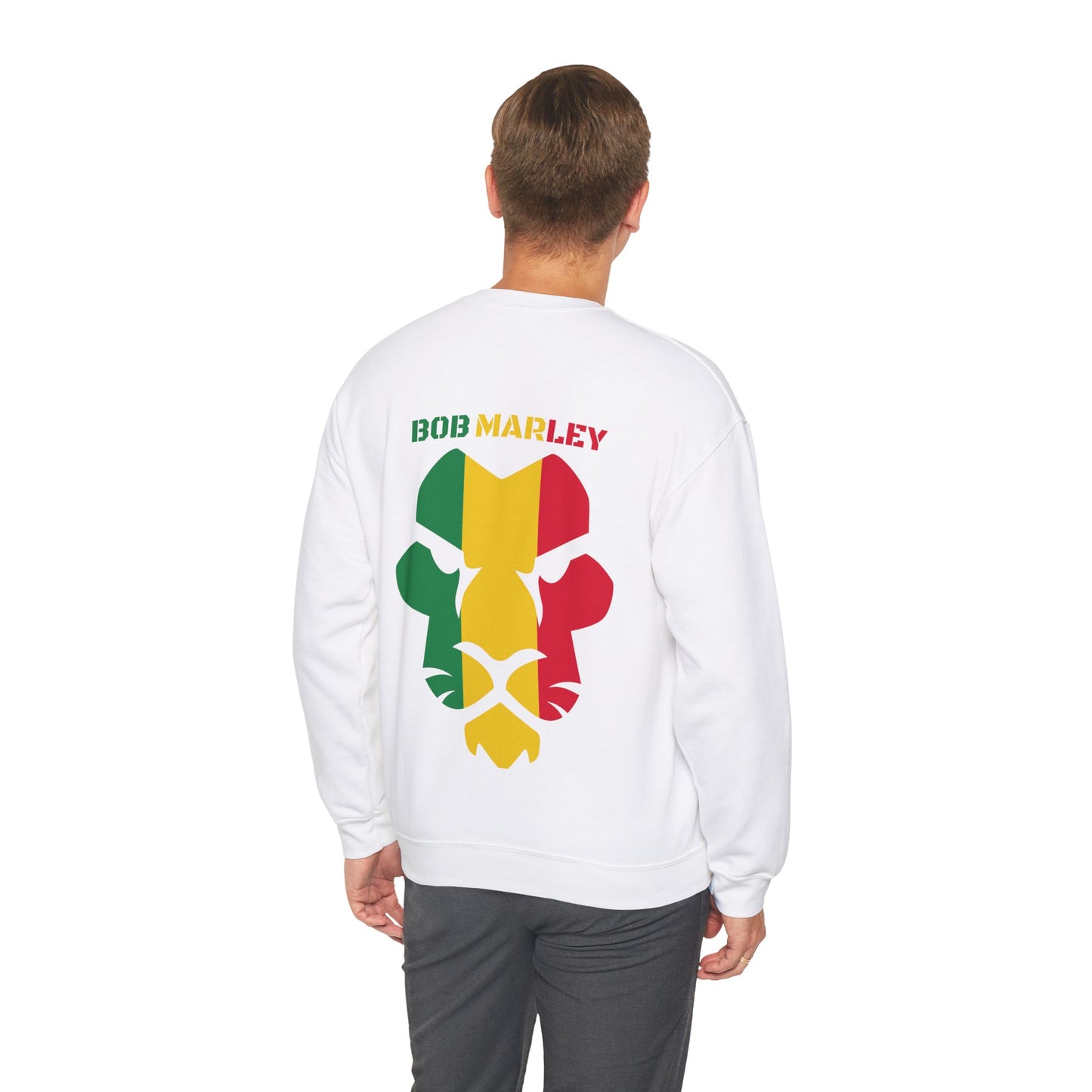 Bob Marley One Love Legacy Reggae Jamaica Rasta Jah Unisex Heavy Blend™ Crewneck Sweatshirt