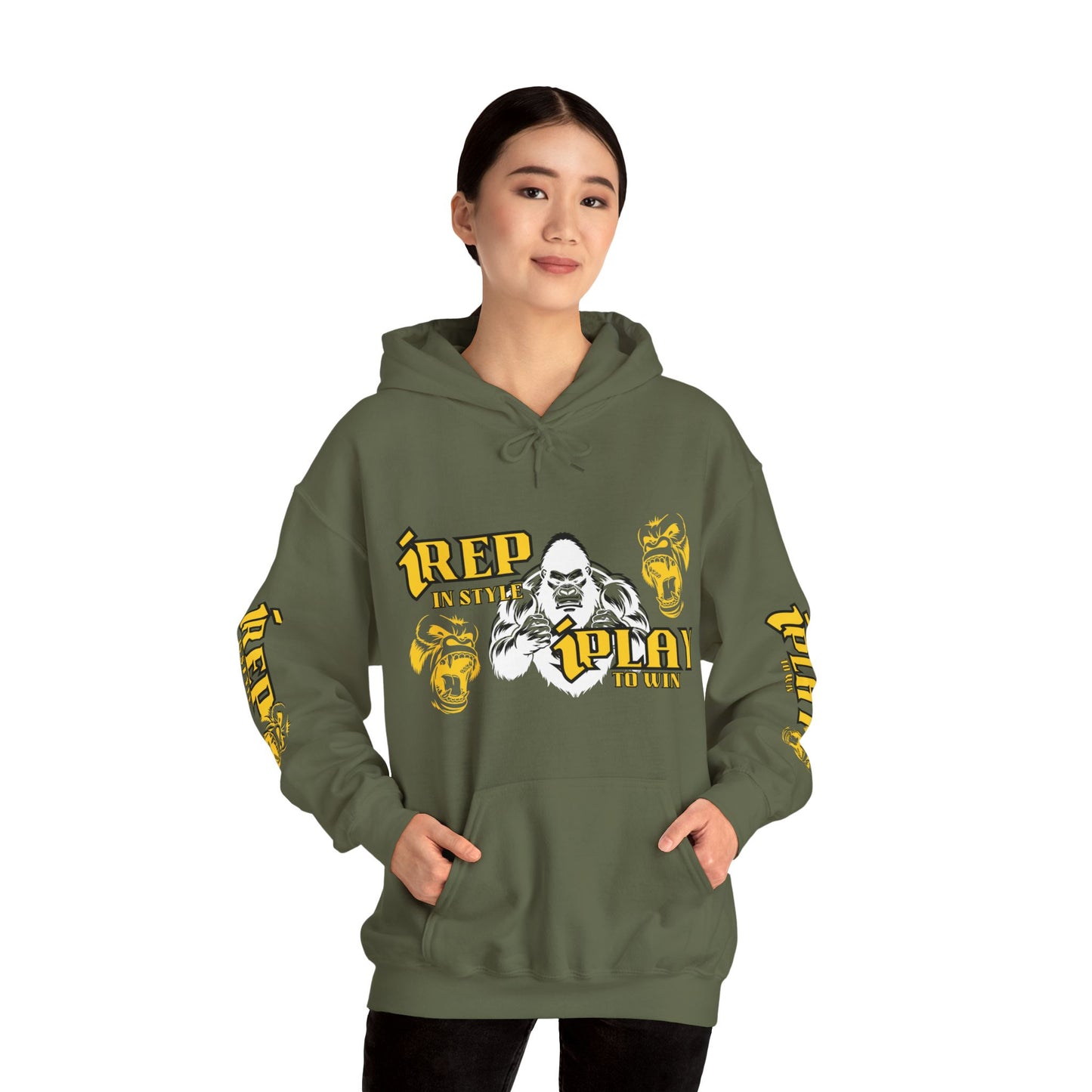 Stylistic Unisex Hoodie - Urban Street Wear Culture - Heavy Blend™iREP iPLAY