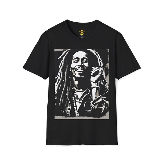 Bob Marley One Legend One Legacy Reggae Rasta Portrait T-Shirt