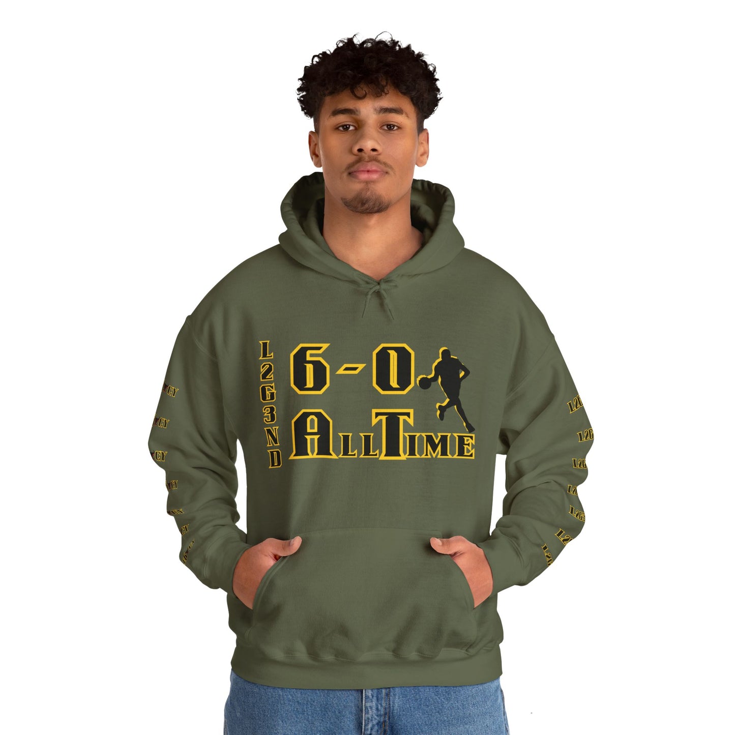 Jordan Hoodie Gold | Vintage 90's Retro Authentic | GOAT Hoodie | Urbanwear Chicago Hooded Sweatshirt | Winter Hoodie