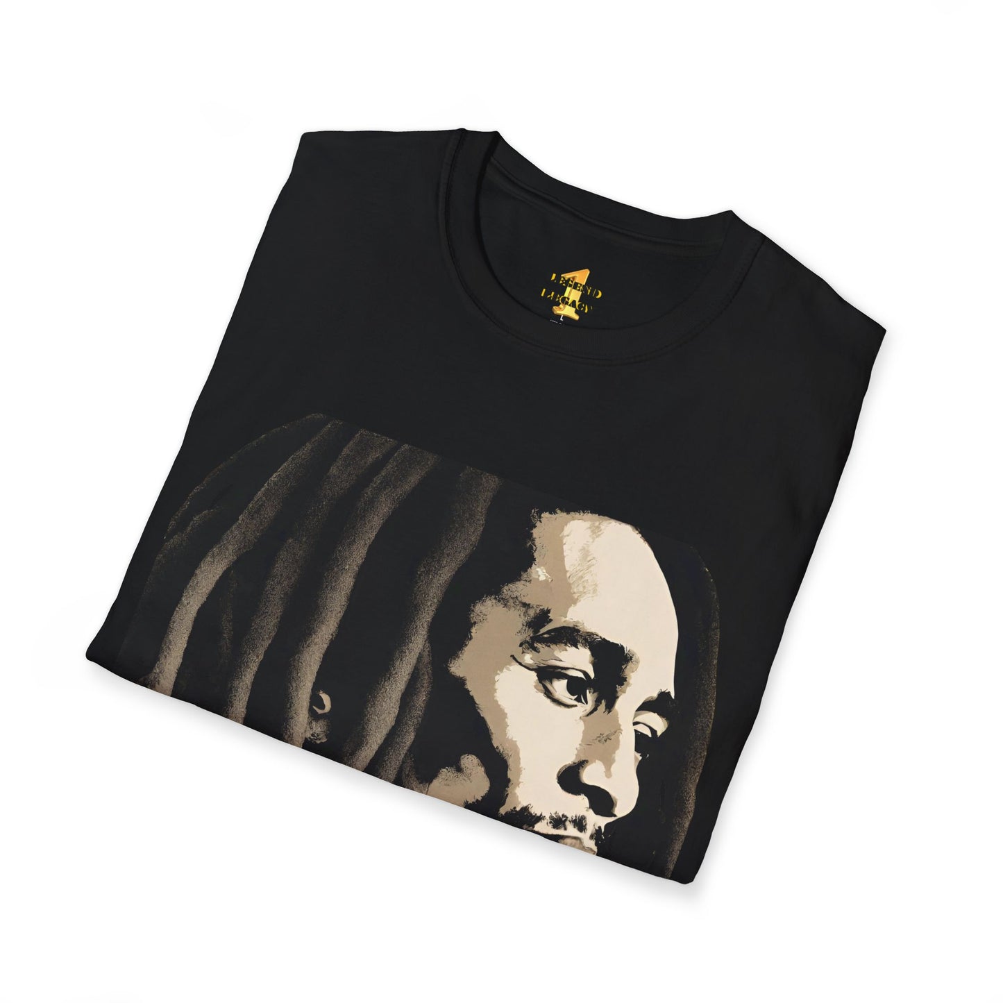 Bob Marley One Legend One Legacy Reggae Rasta Portrait T-Shirt