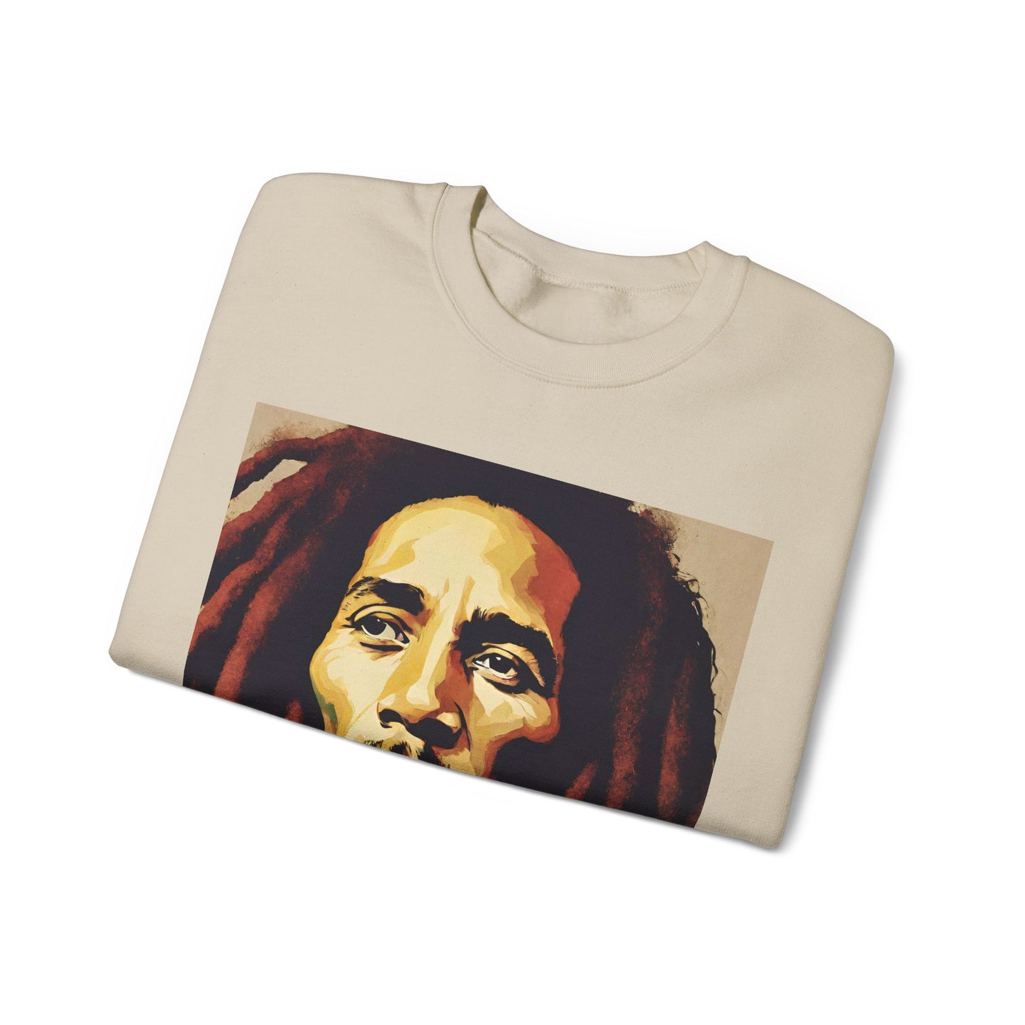 Bob Marley One Love Legacy Reggae Jamaica Rasta Jah Unisex Heavy Blend™ Crewneck Sweatshirt