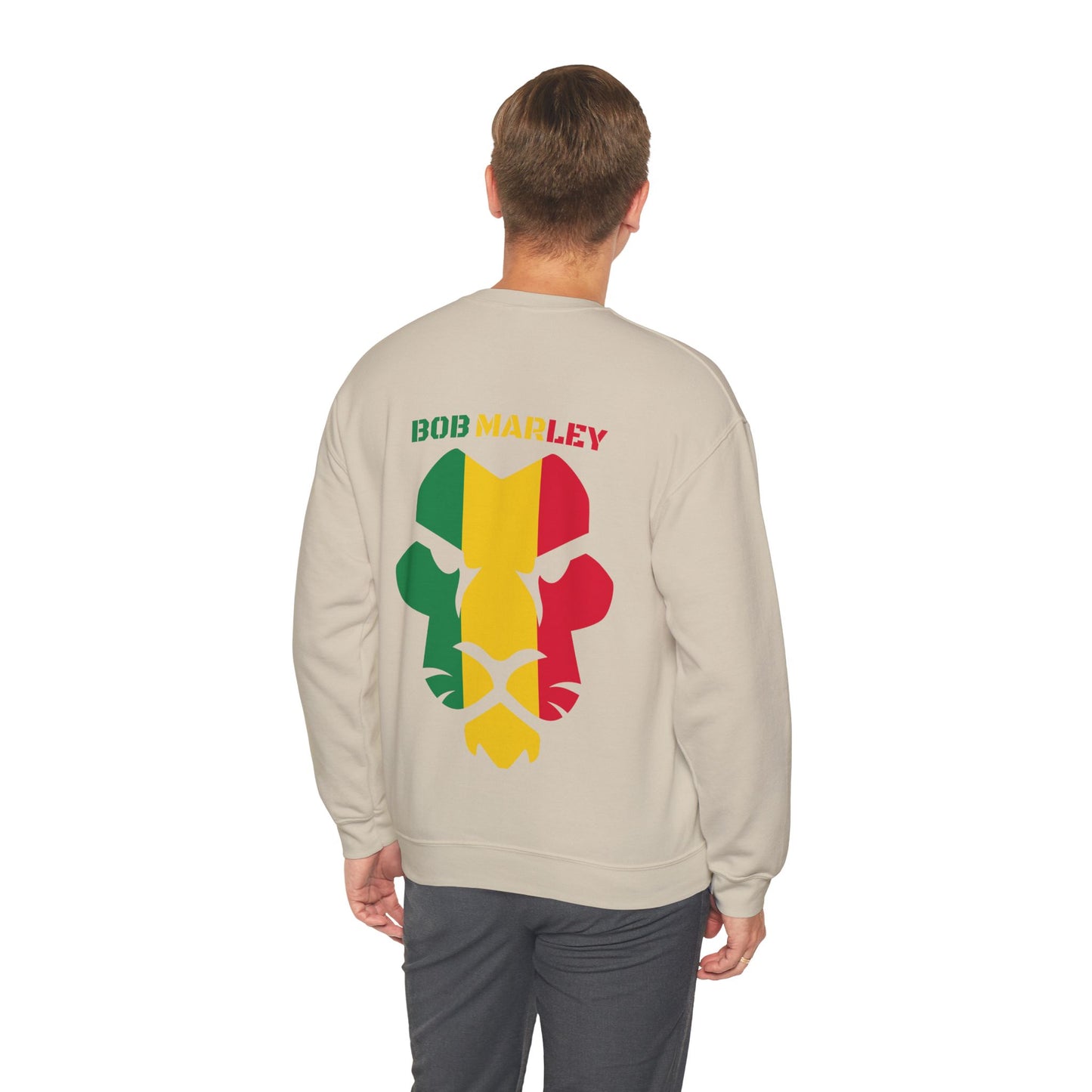 Bob Marley One Love Legacy Reggae Jamaica Rasta Jah Unisex Heavy Blend™ Crewneck Sweatshirt