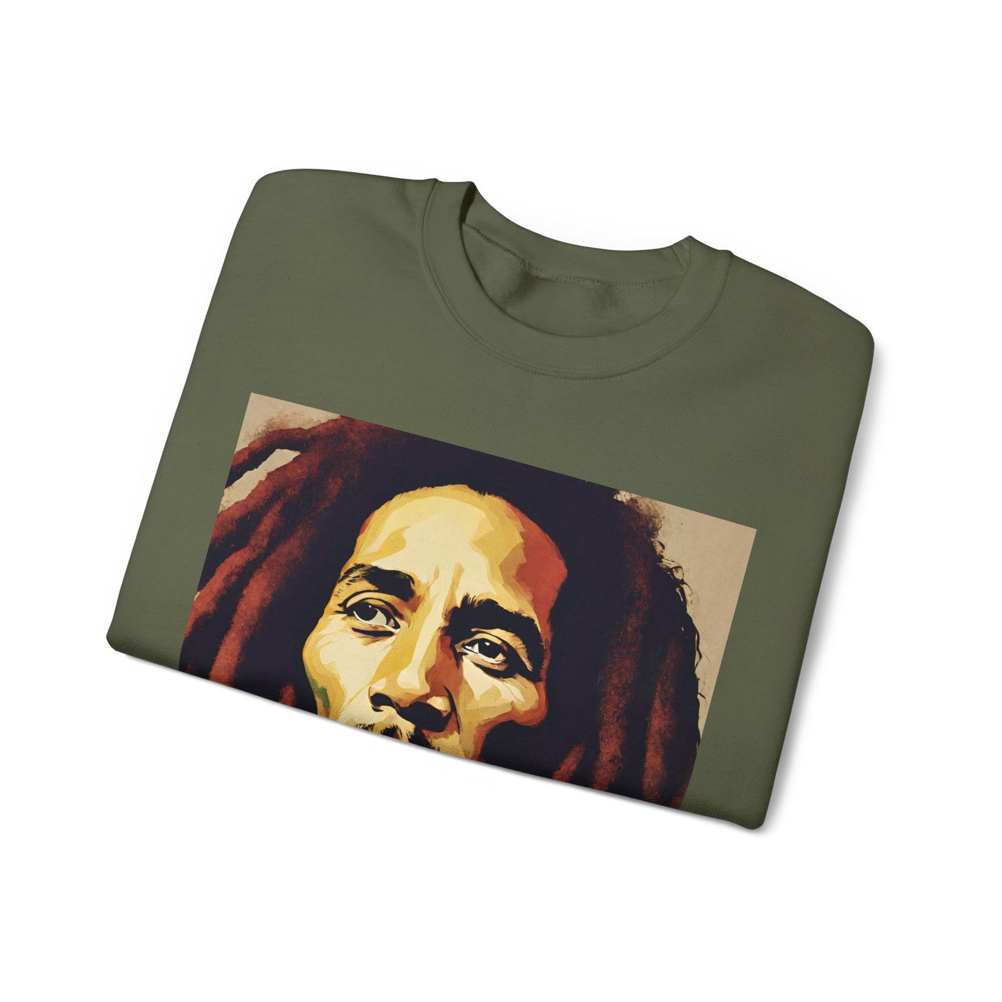 Bob Marley One Love Legacy Reggae Jamaica Rasta Jah Unisex Heavy Blend™ Crewneck Sweatshirt