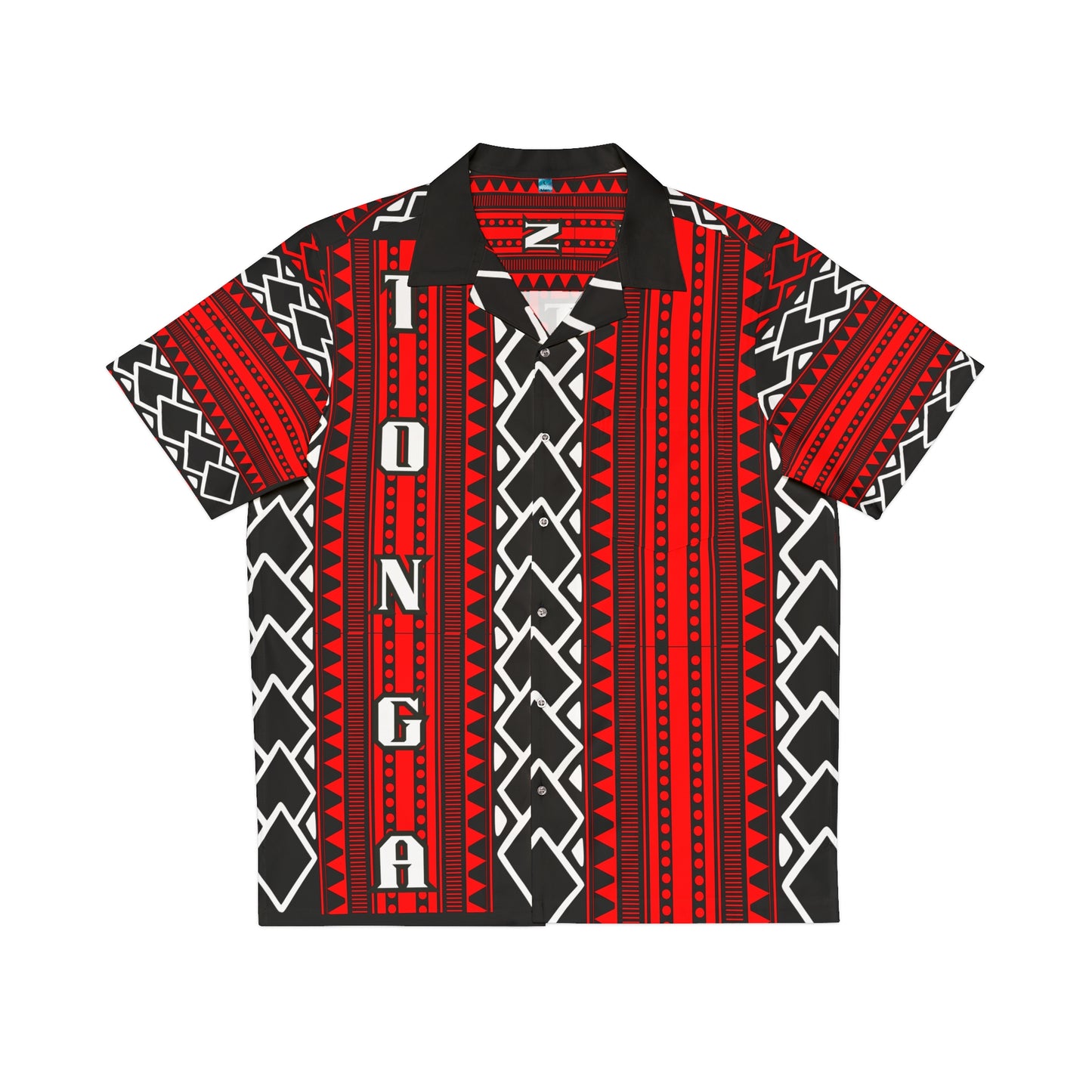 Men's Hawaiian Shirt, Tonga Tongan Pride, To Toko, Polynesian Aloha Top, Pacific Islander Clothing, Luau Party Outfit, Beach Vacation Shirt