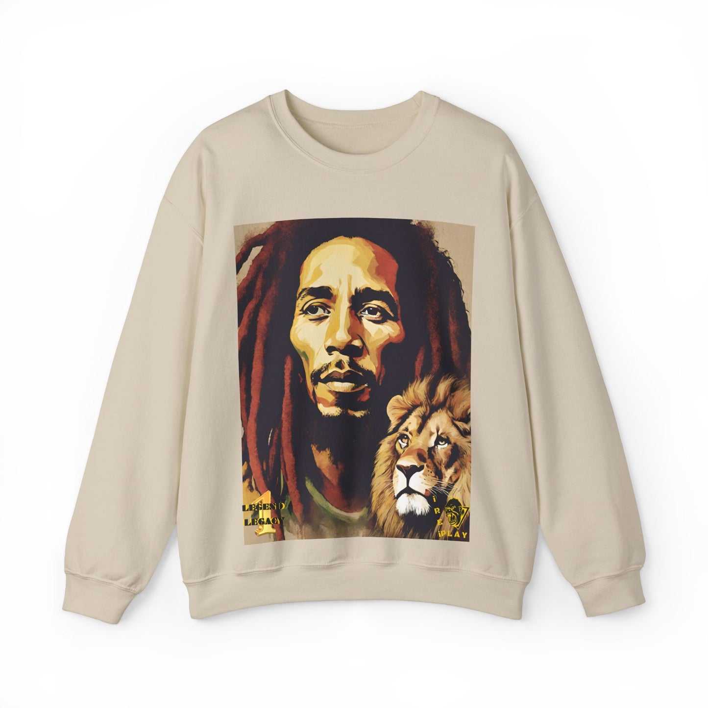 Bob Marley One Love Legacy Reggae Jamaica Rasta Jah Unisex Heavy Blend™ Crewneck Sweatshirt