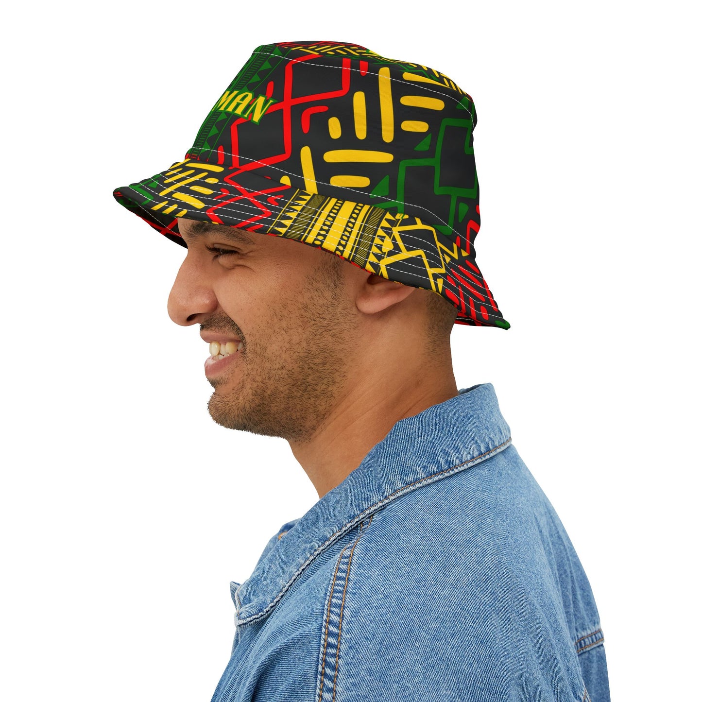 Bucket Hat- Rastaman, Rasta, Reggae music, Jamaica Headwear, Urban wear, Style Jamaica,