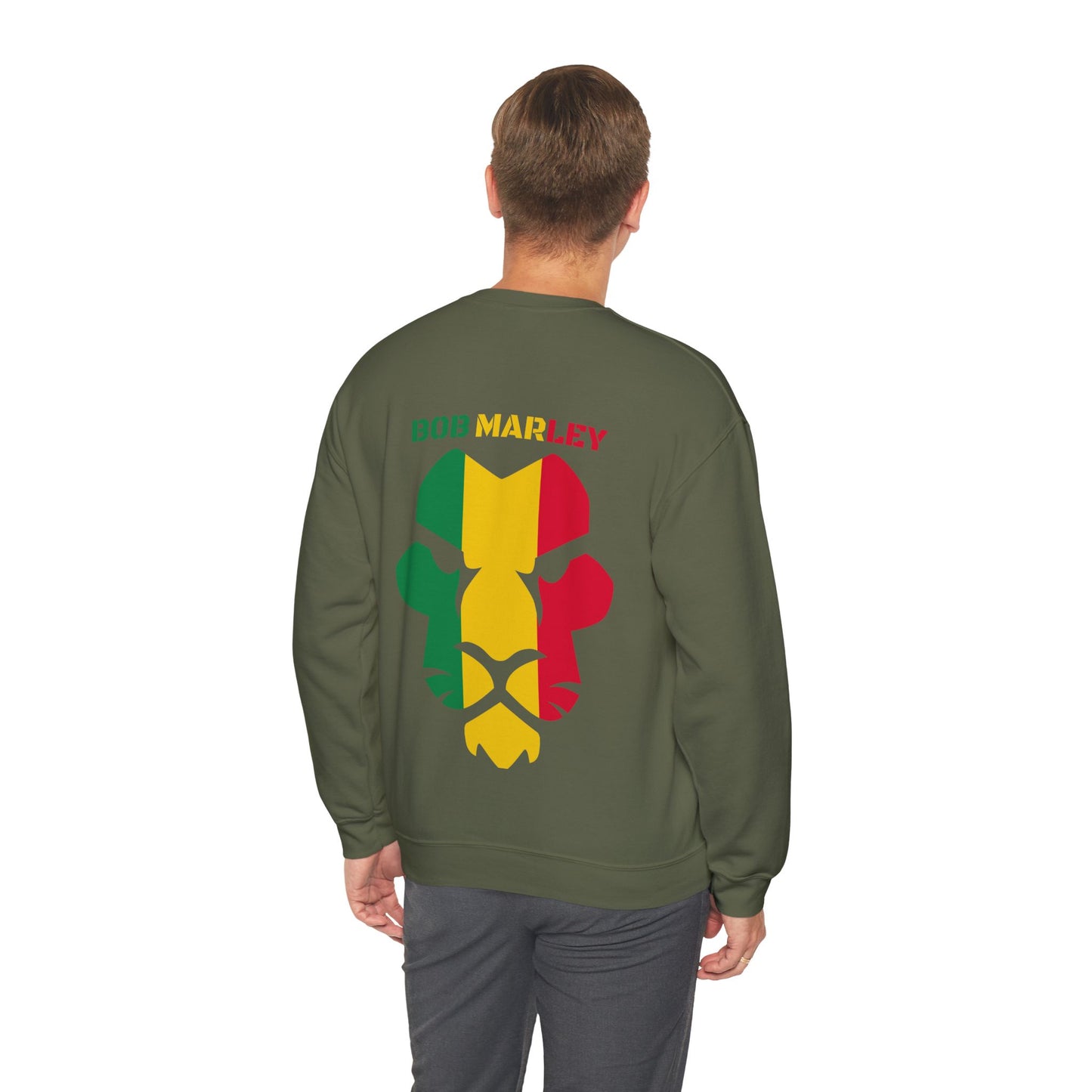 Bob Marley One Love Legacy Reggae Jamaica Rasta Jah Unisex Heavy Blend™ Crewneck Sweatshirt