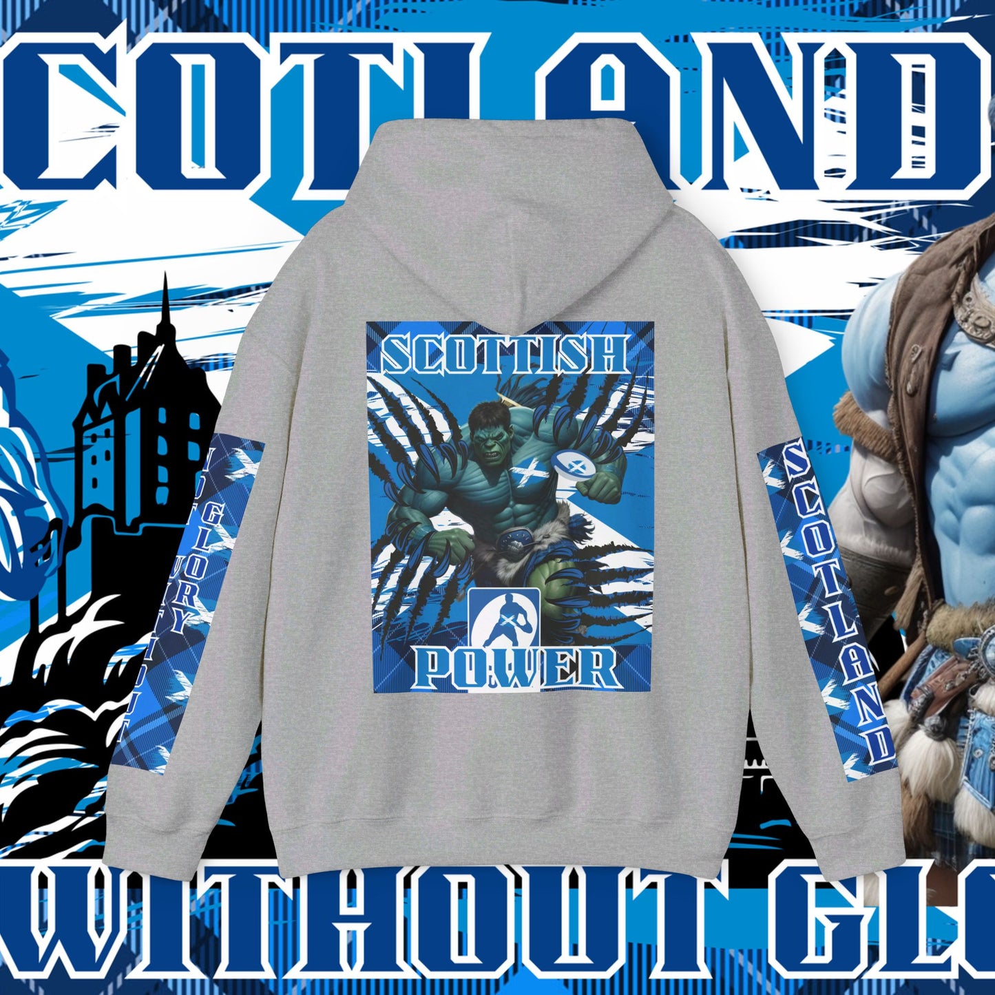 Scotland Hoodie, Scottish rugby Sweatshirt, Pullover, Winter Hoodie, Supporter Hoodie, Edinburgh castle, Rugby