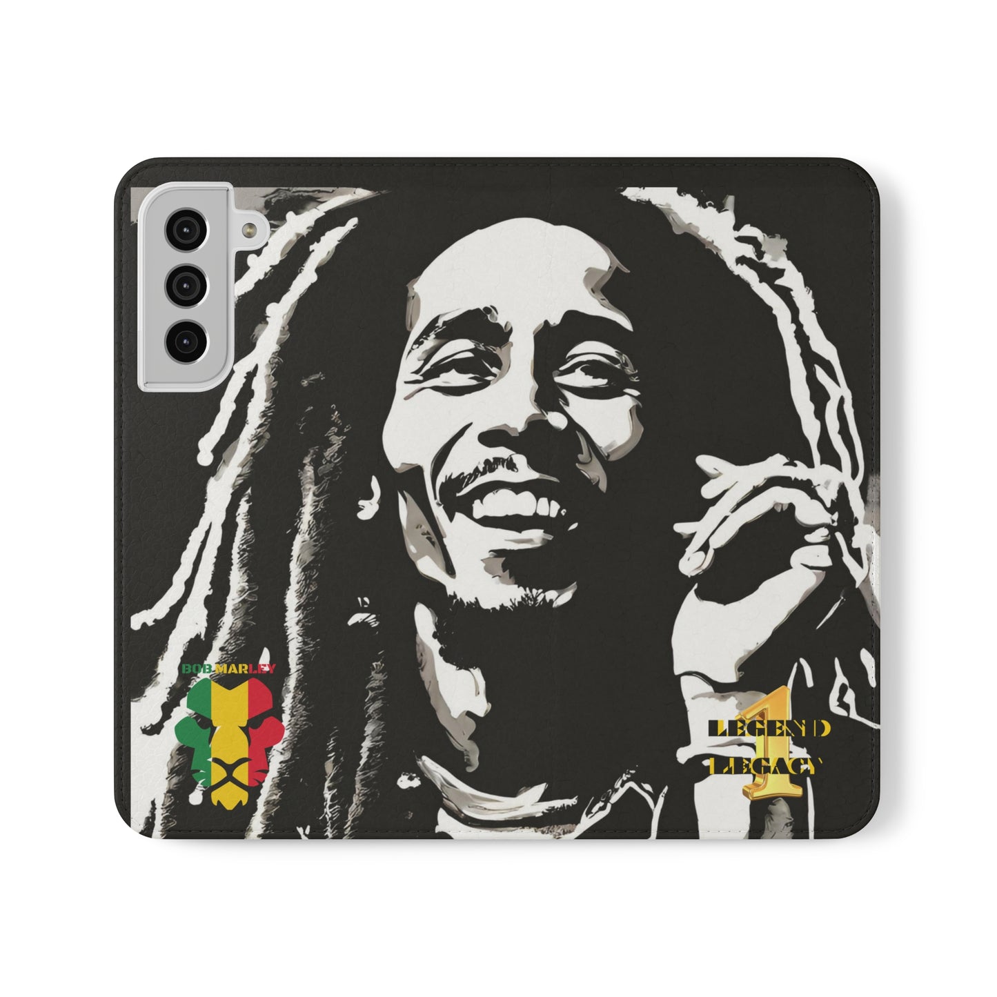 Bob Marley One Legend One Legacy Reggae Rasta Portrait  Flip Cases