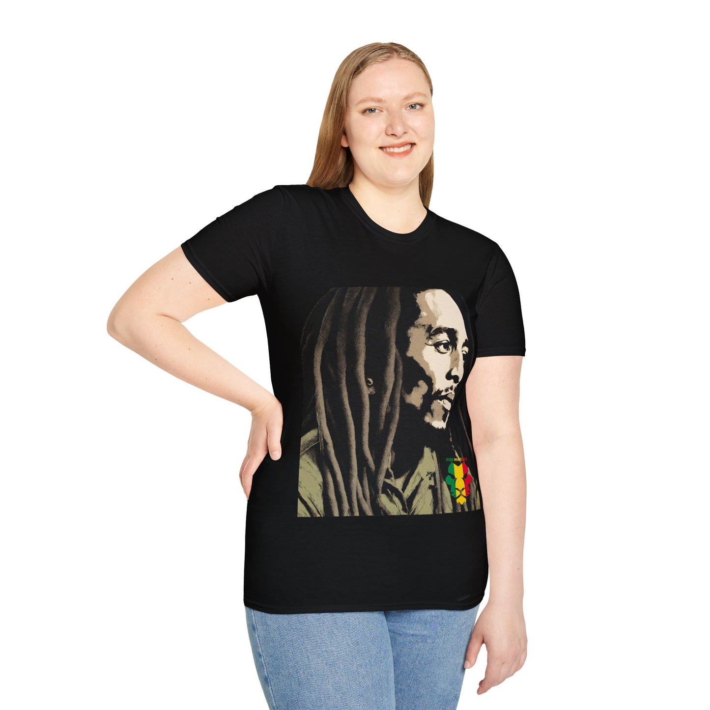 Bob Marley One Legend One Legacy Reggae Rasta Portrait T-Shirt