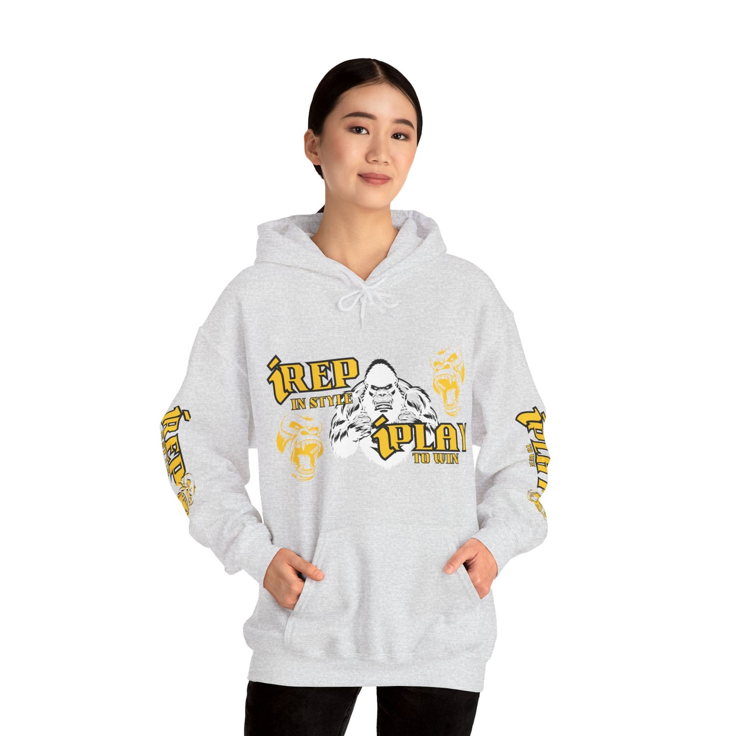 Stylistic Unisex Hoodie - Urban Street Wear Culture - Heavy Blend™iREP iPLAY