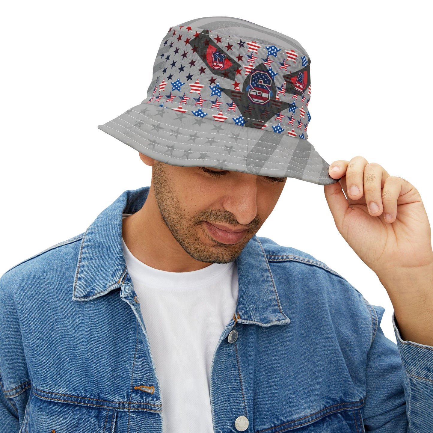 Bucket Hat - USA Eagle Flag Pride