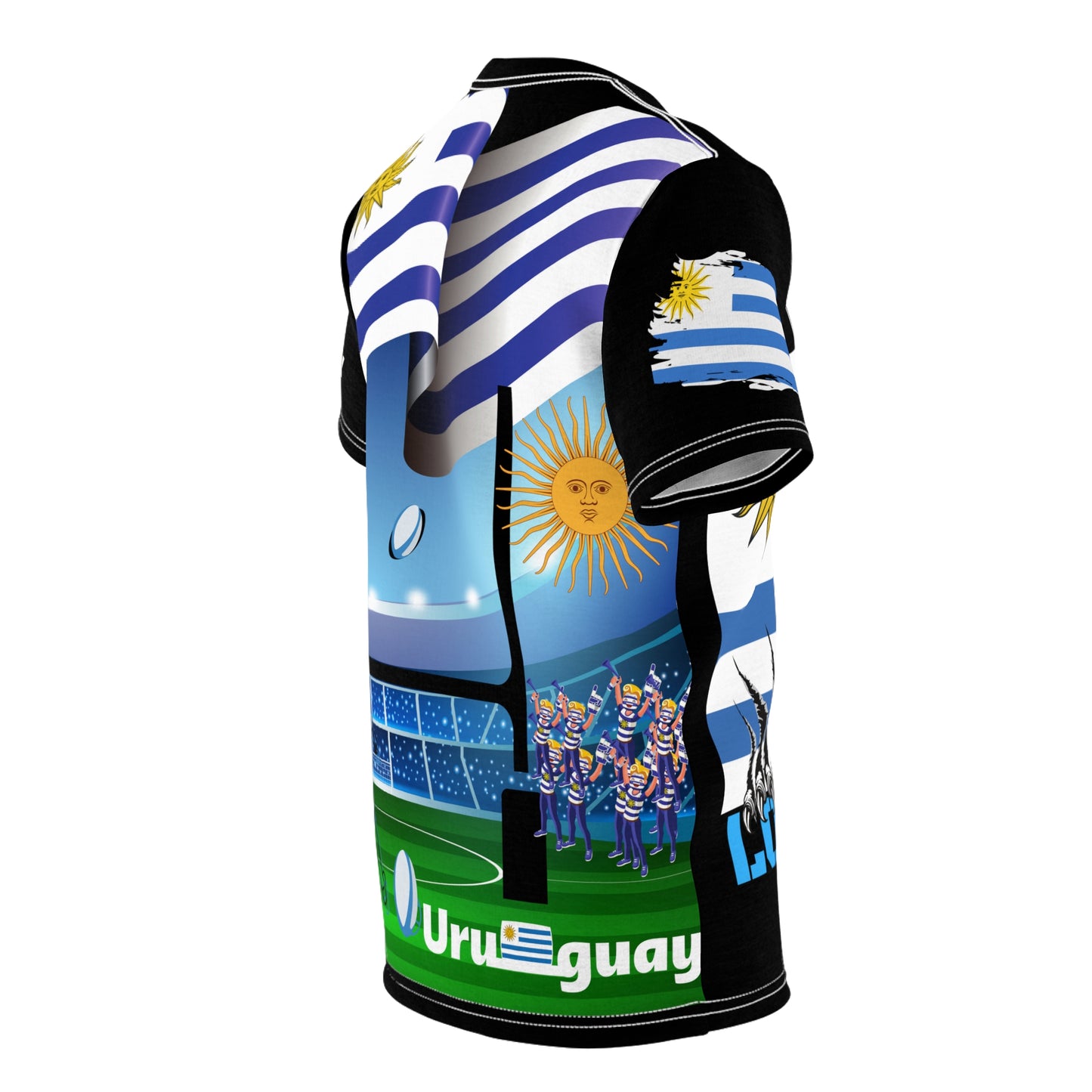 Uruguay Rugby Supporter T-Shirt 2023