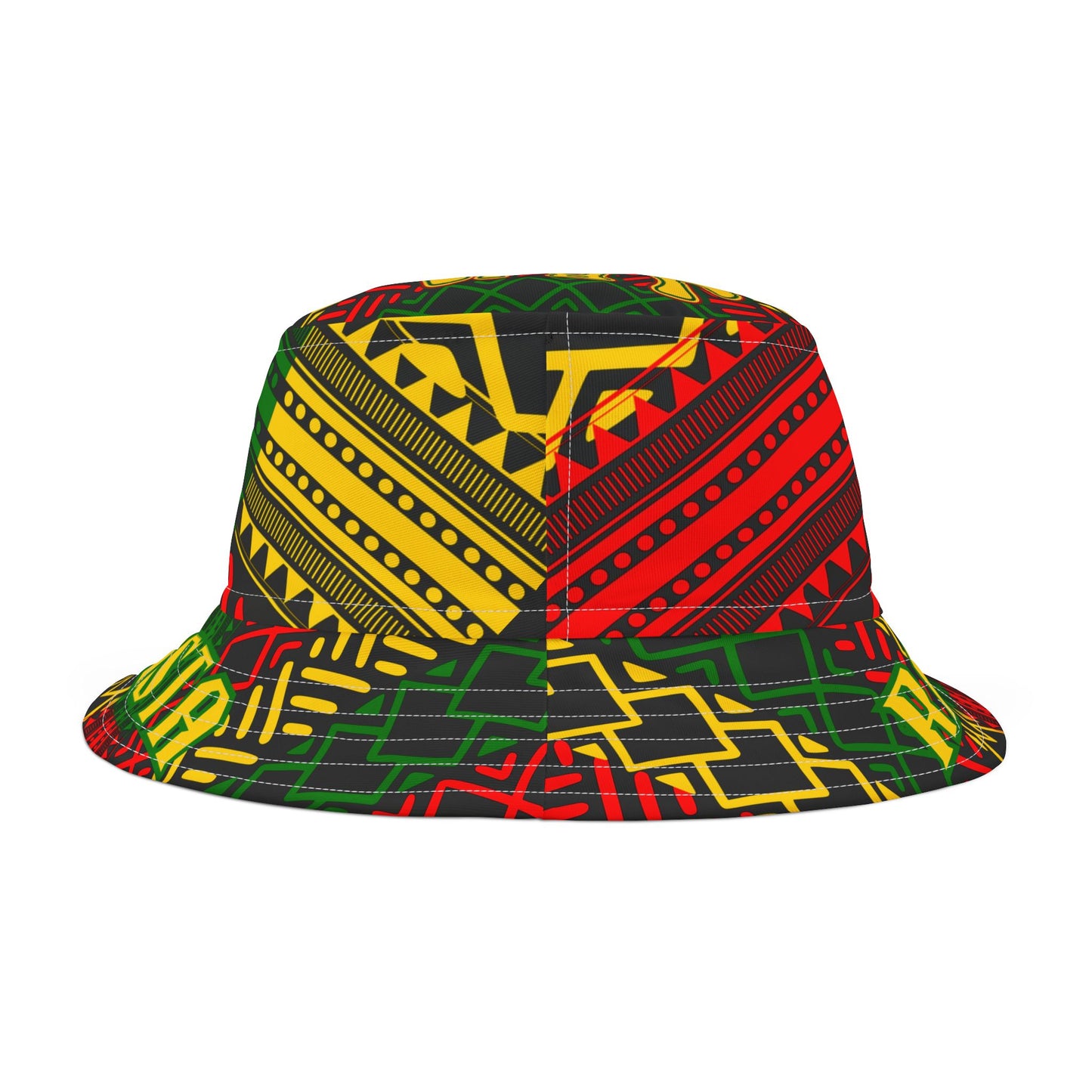 Bucket Hat - Jah live, rasta, reggae music style, Jamaica man,