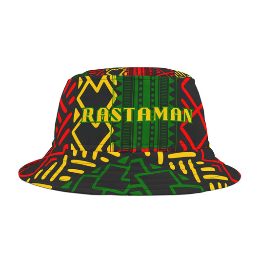 Bucket Hat- Rastaman, Rasta, Reggae music, Jamaica Headwear, Urban wear, Style Jamaica,