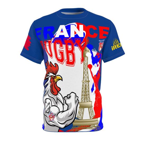 France Rugby Supporter Tee, French Rugby Fan Shirt, Les Bleus Apparel, France National Team Jersey, French Rugby Enthusiast Tee, Tricolore