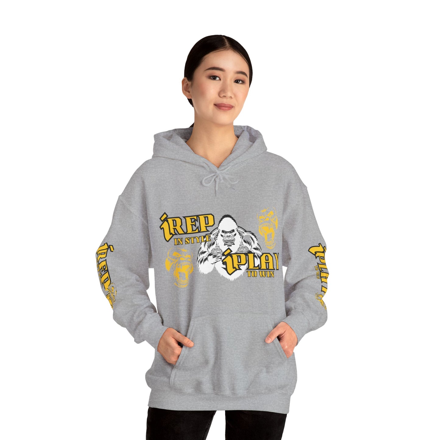 Stylistic Unisex Hoodie - Urban Street Wear Culture - Heavy Blend™iREP iPLAY