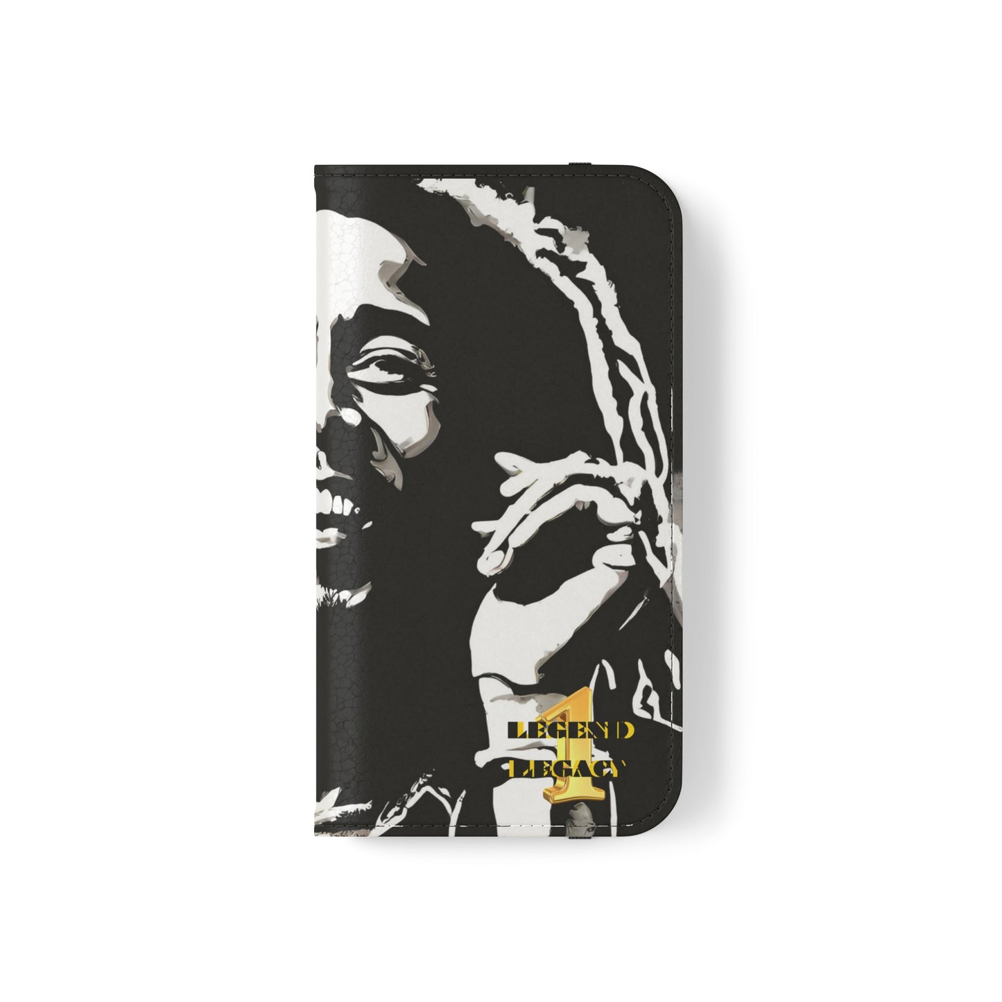 Bob Marley One Legend One Legacy Reggae Rasta Portrait  Flip Cases