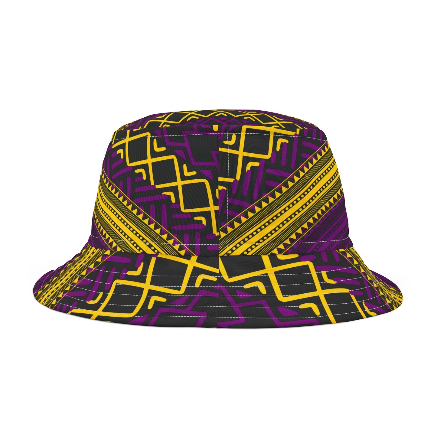 Bucket Hat Los Angeles Purple and Gold LA, LA Bucket Hat, Los Angeles Cap, Purple and Gold Hat, LA City Hat, Trendy Streetwear Cap