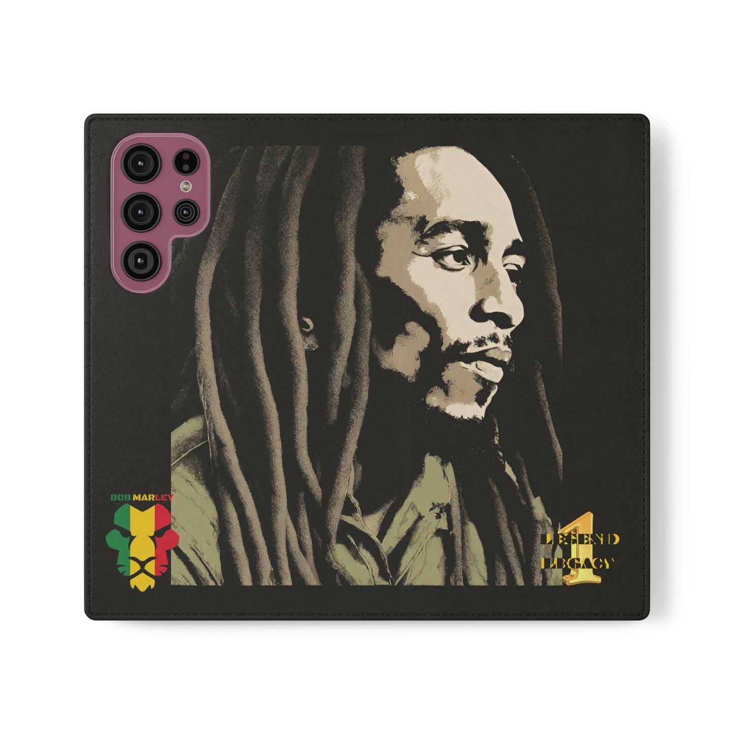 Bob Marley One Legend One Legacy Reggae Rasta Flip Cases