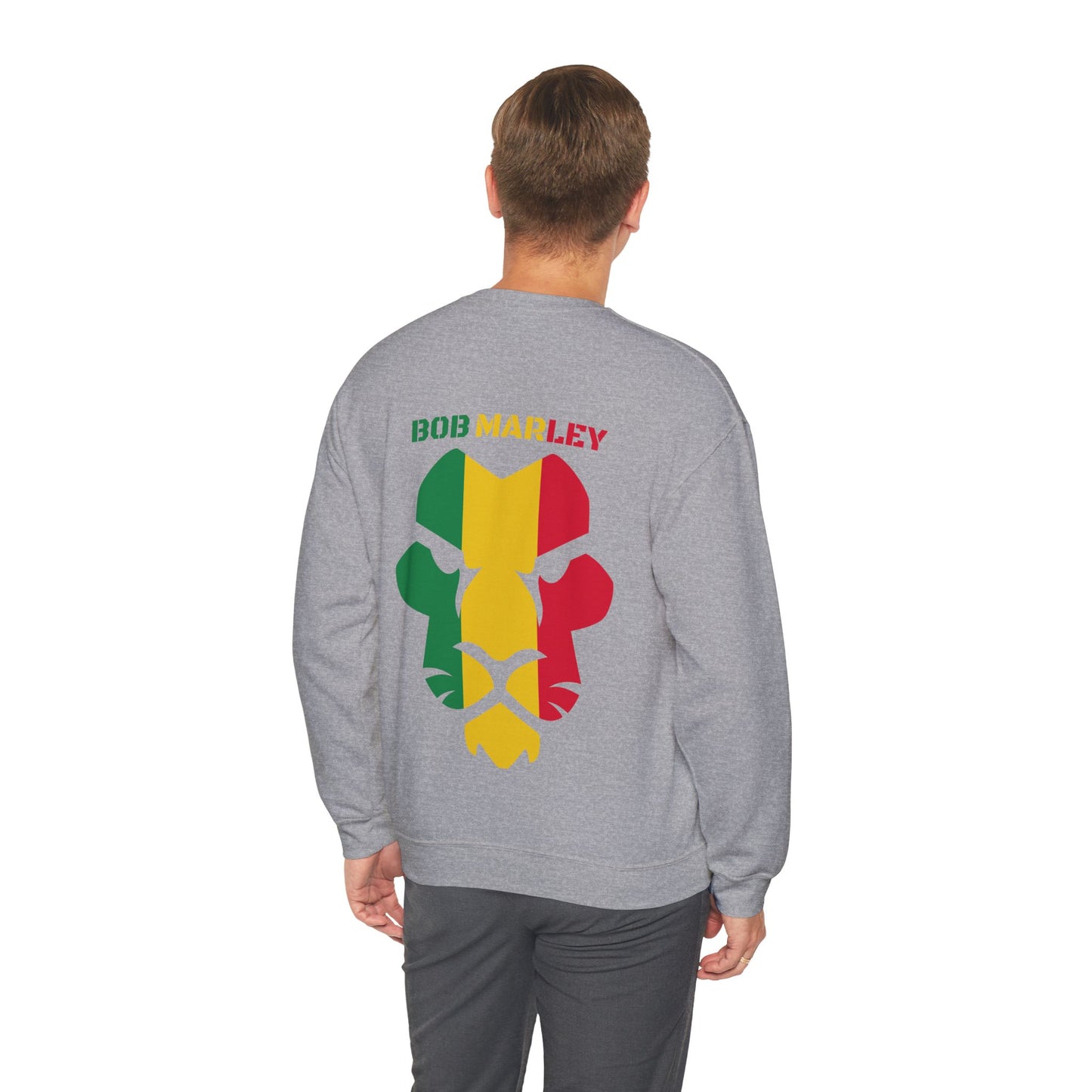 Bob Marley One Love Legacy Reggae Jamaica Rasta Jah Unisex Heavy Blend™ Crewneck Sweatshirt