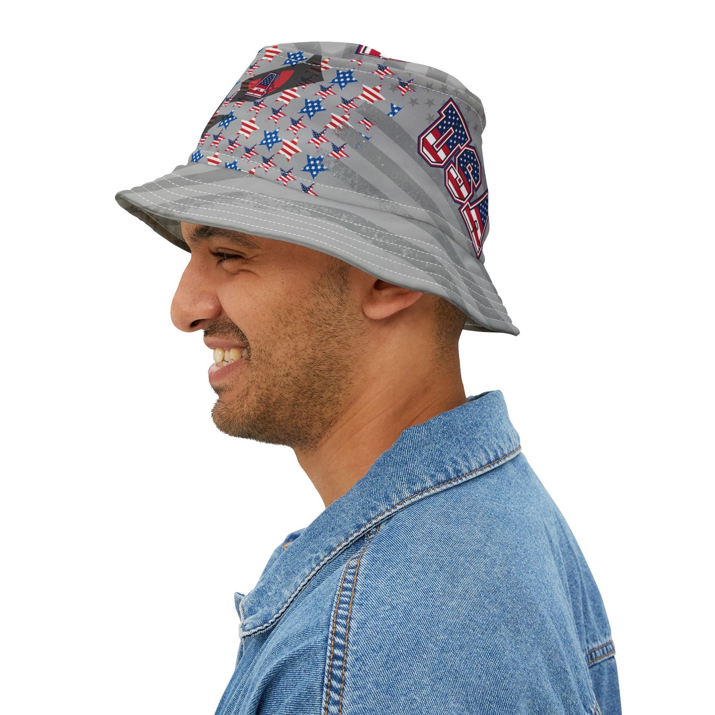 Bucket Hat - USA Eagle Flag Pride