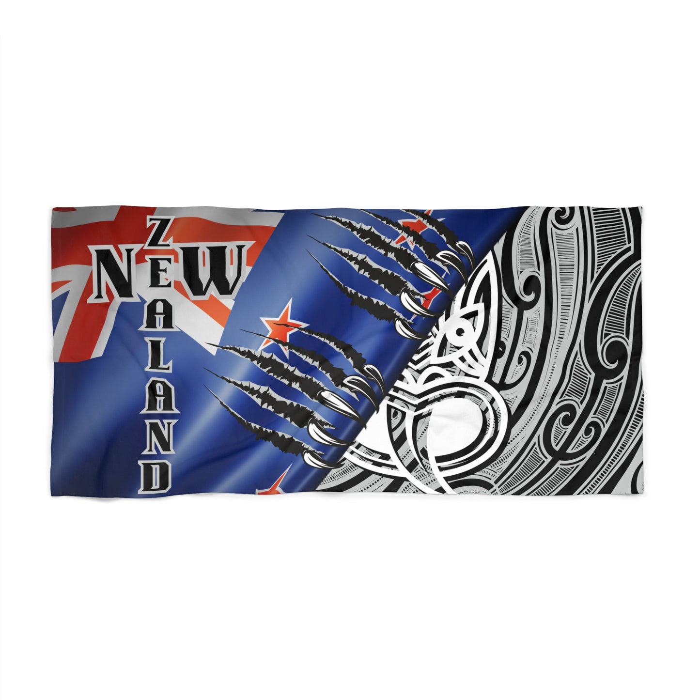 Beach Towel - New Zealand Kiwi Beach Design