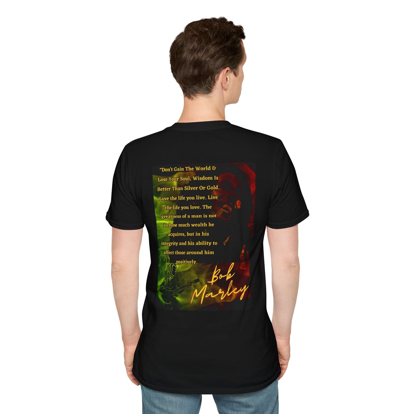 Bob Marley One Legend One Legacy Reggae Rasta Portrait T-Shirt