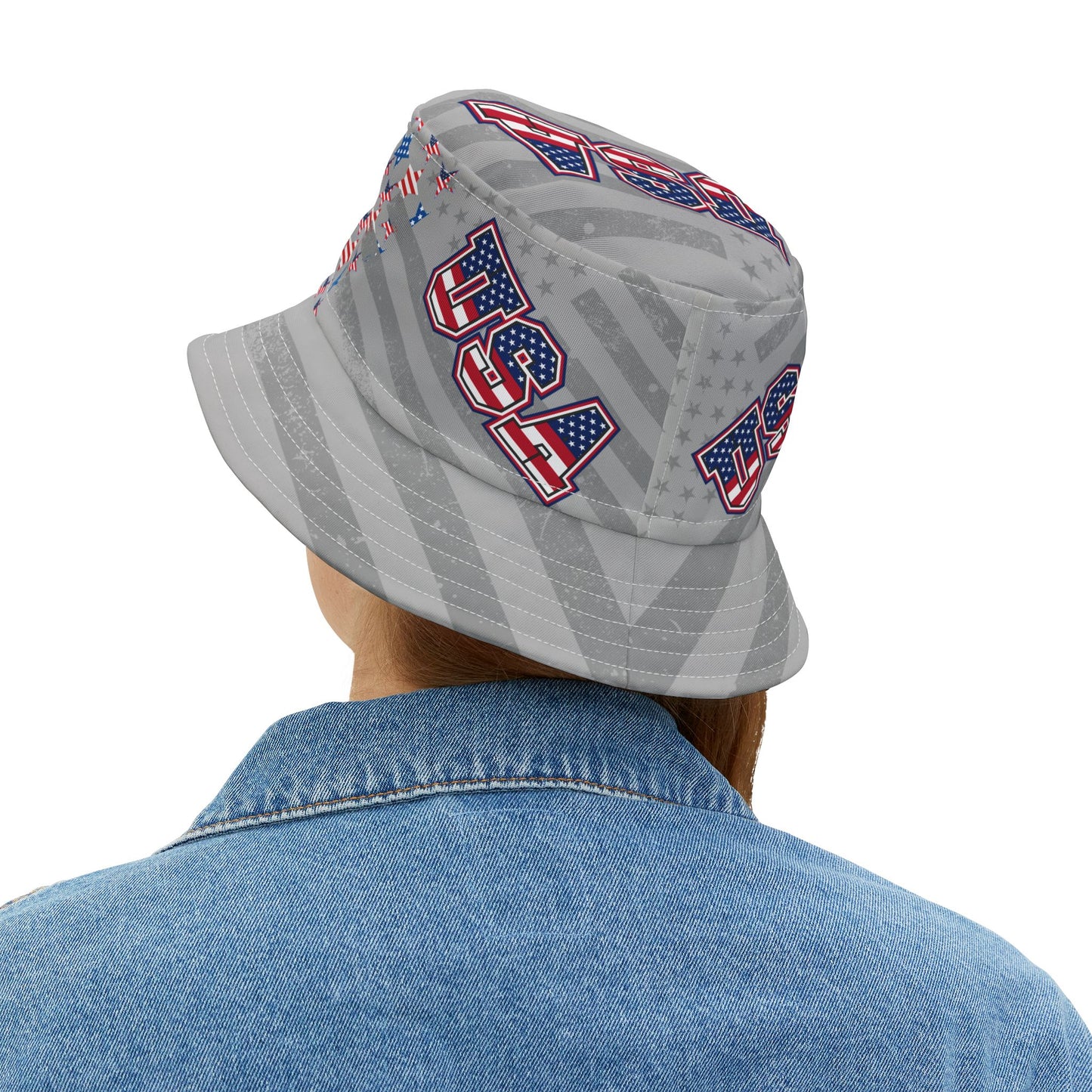 Bucket Hat - USA Eagle Flag Pride