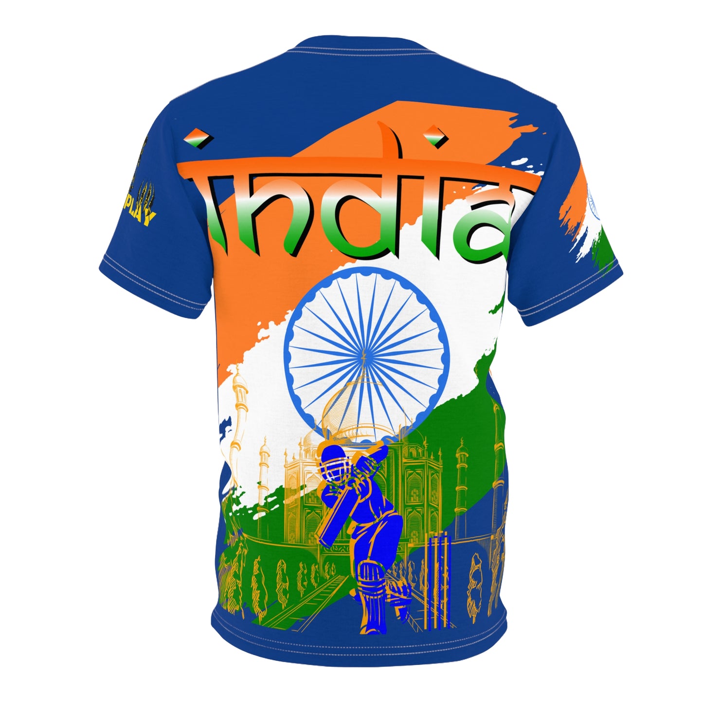 India Cricket Supporter T-Shirt, Indian Cricket Fan Tee, Cricket Enthusiast Shirt, Blue Jersey Supporter Wear, Cricket Pride Apparel