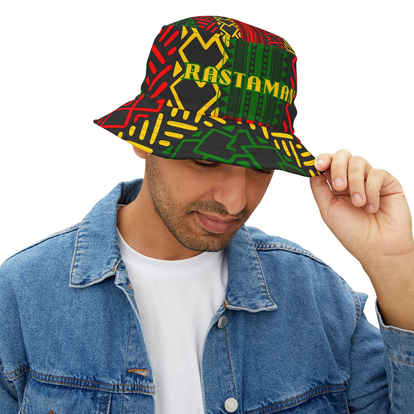 Bucket Hat- Rastaman, Rasta, Reggae music, Jamaica Headwear, Urban wear, Style Jamaica,