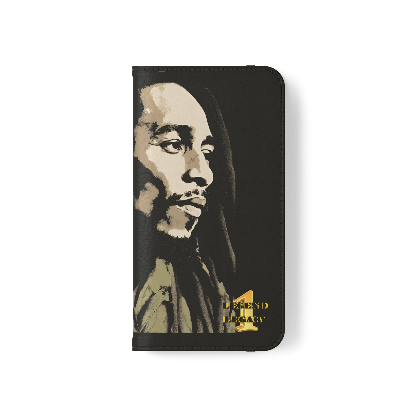 Bob Marley One Legend One Legacy Reggae Rasta Flip Cases