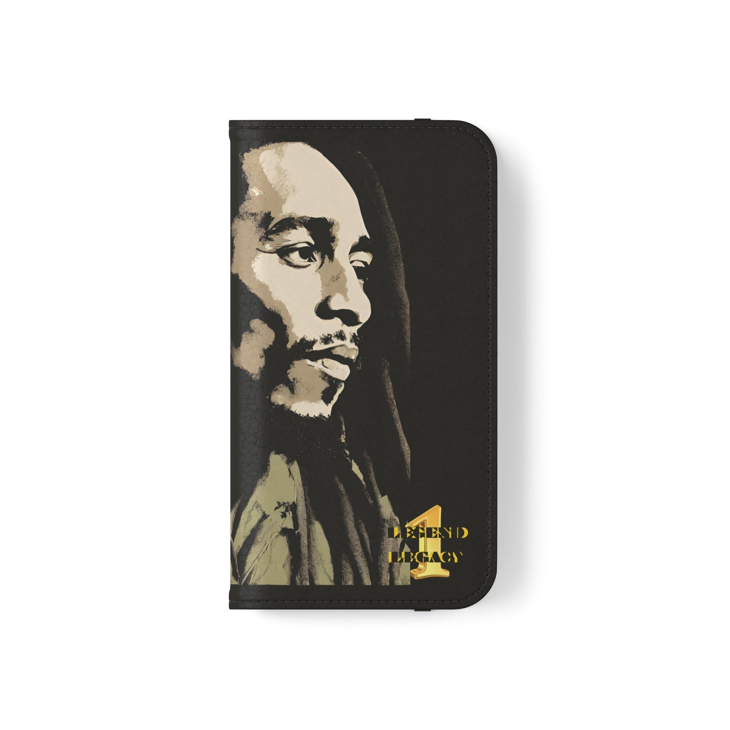 Bob Marley One Legend One Legacy Reggae Rasta Flip Cases