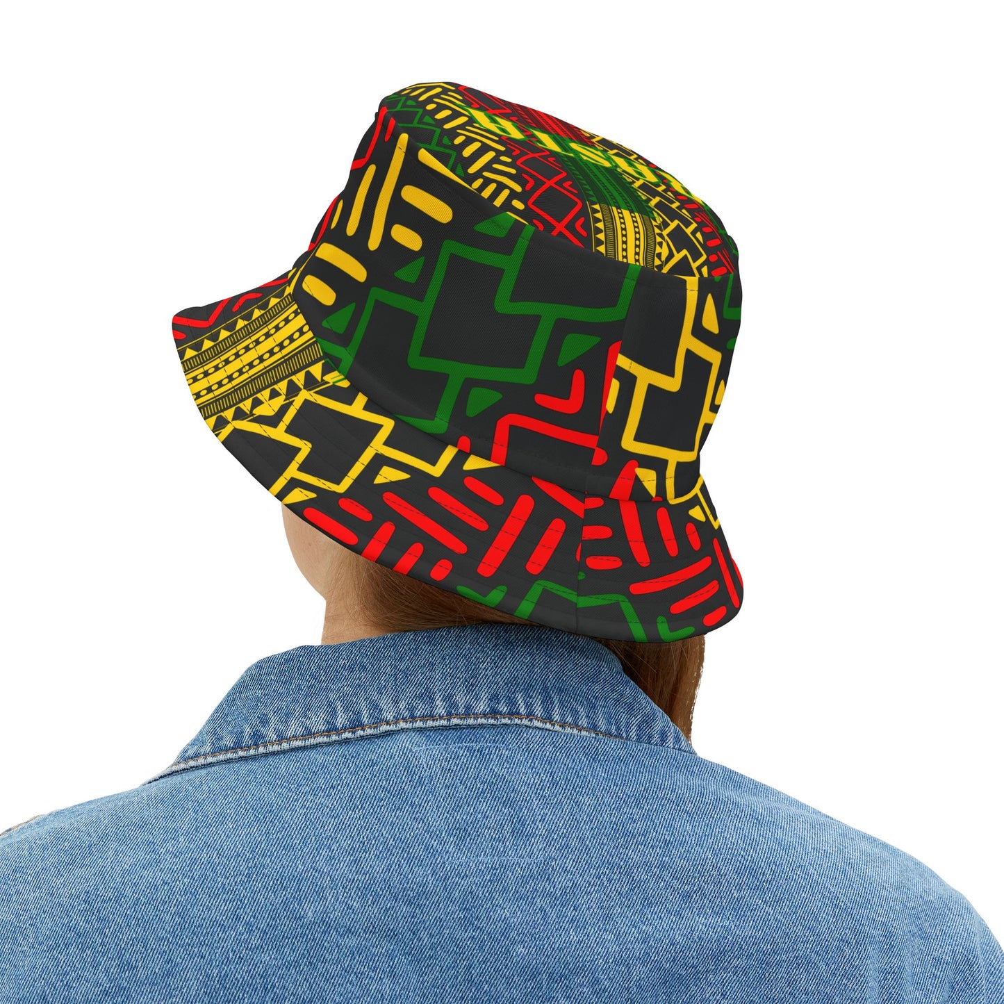 Bucket Hat- Rastaman, Rasta, Reggae music, Jamaica Headwear, Urban wear, Style Jamaica,