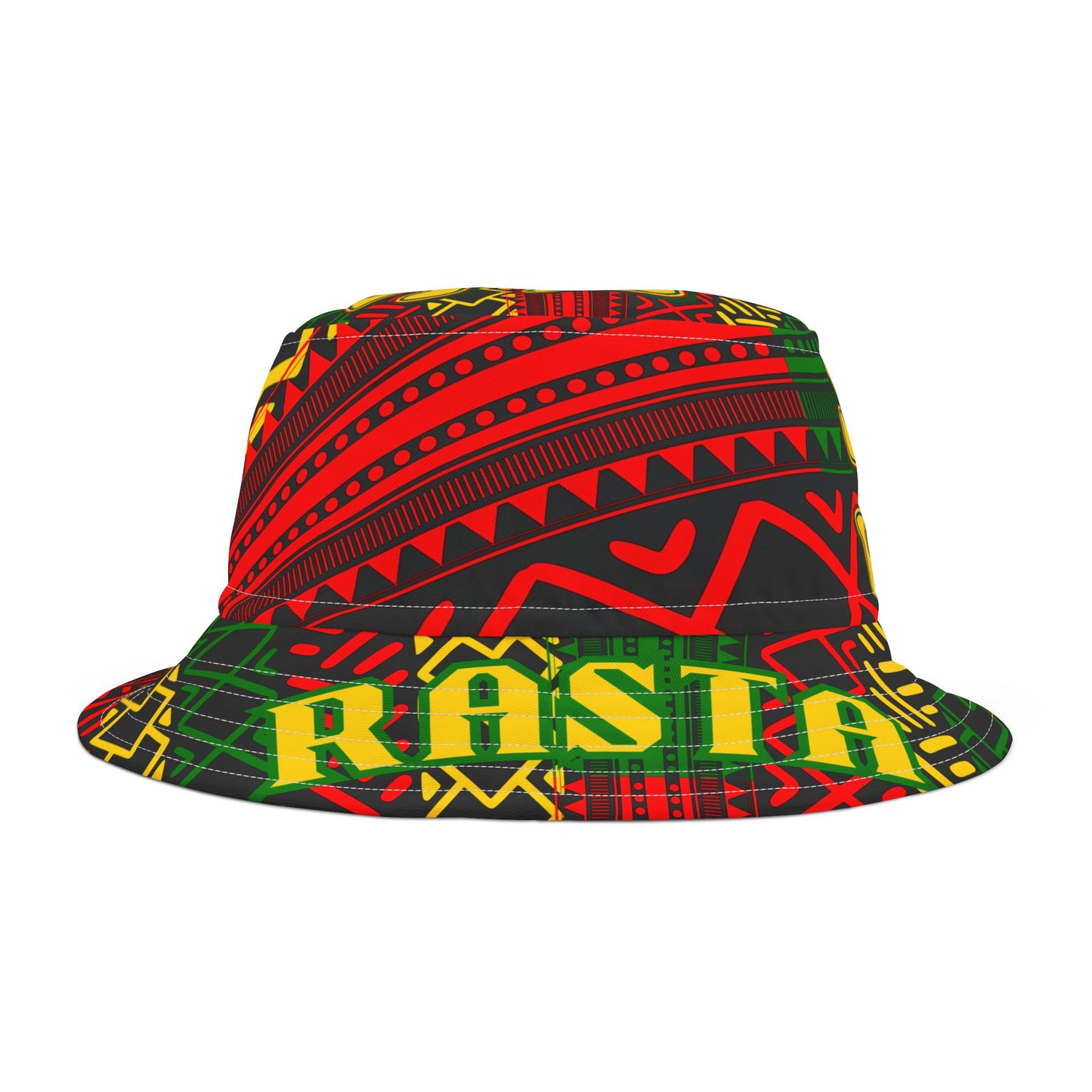 Bucket Hat - Jah live, rasta, reggae music style, Jamaica man,