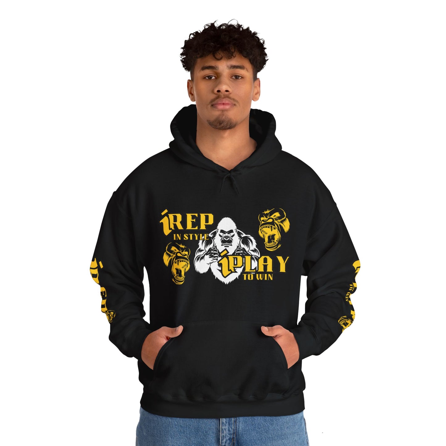 Stylistic Unisex Hoodie - Urban Street Wear Culture - Heavy Blend™iREP iPLAY