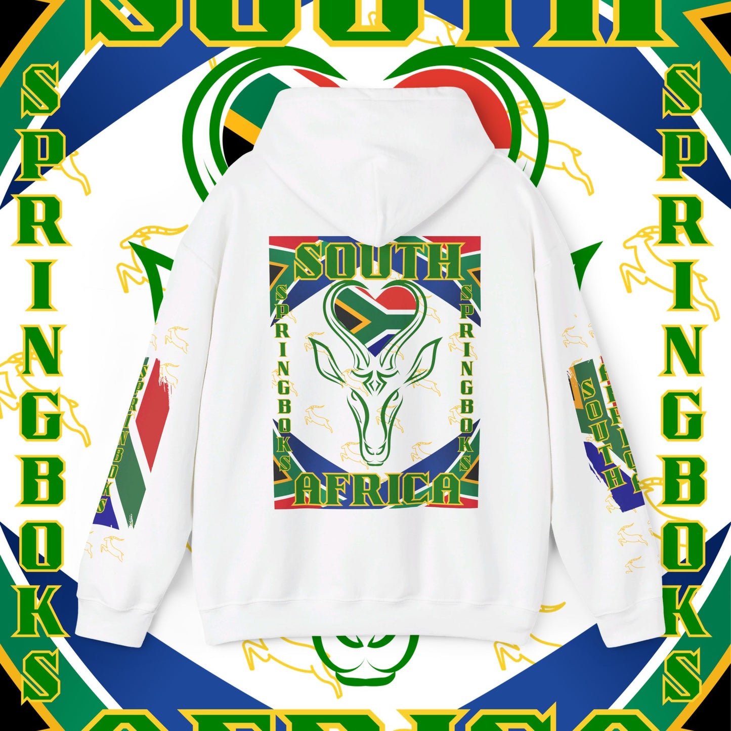 South African Hoodie Sweatshirt, Springboks, Rugby World champions hoodie, Springbok hoodie, pullover, winter gift,