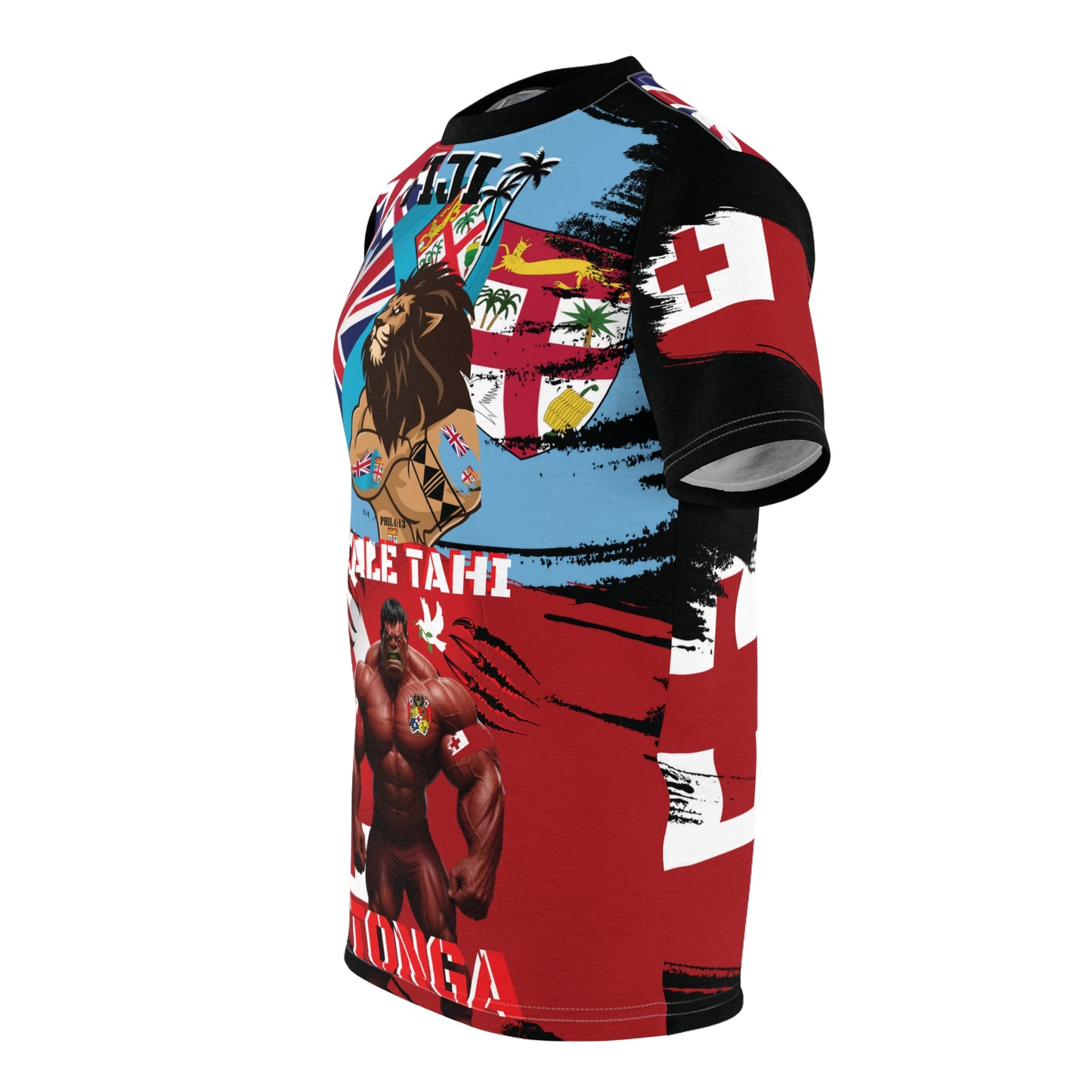 Mix n Match FIJI and TONGA Island Supporter T-Shirt