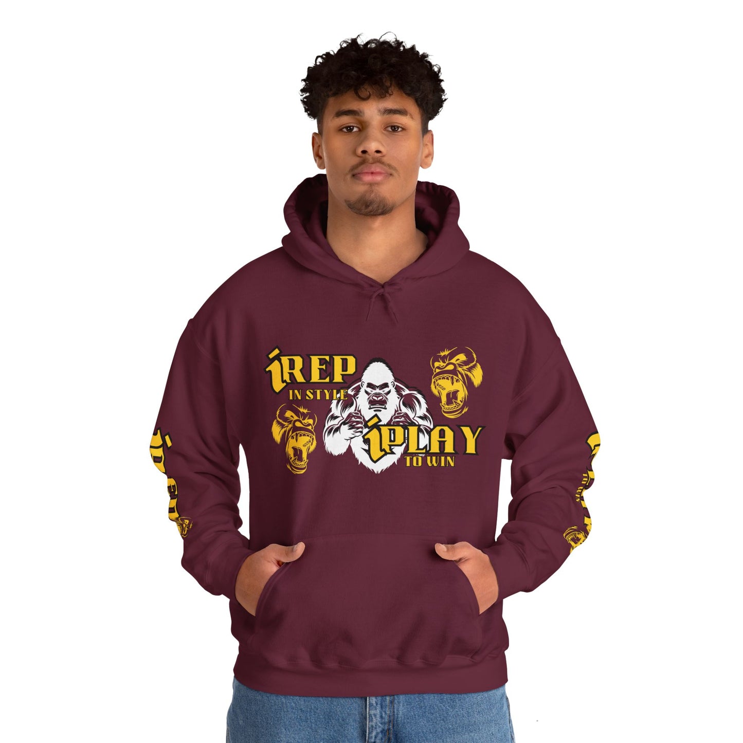 Stylistic Unisex Hoodie - Urban Street Wear Culture - Heavy Blend™iREP iPLAY