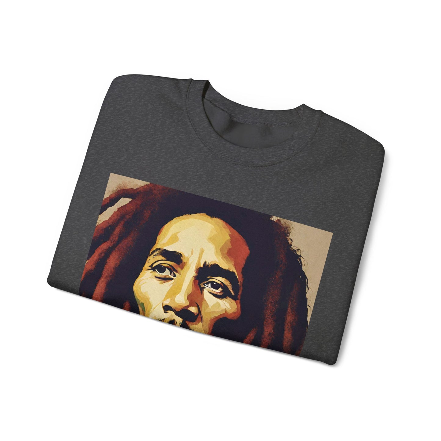 Bob Marley One Love Legacy Reggae Jamaica Rasta Jah Unisex Heavy Blend™ Crewneck Sweatshirt