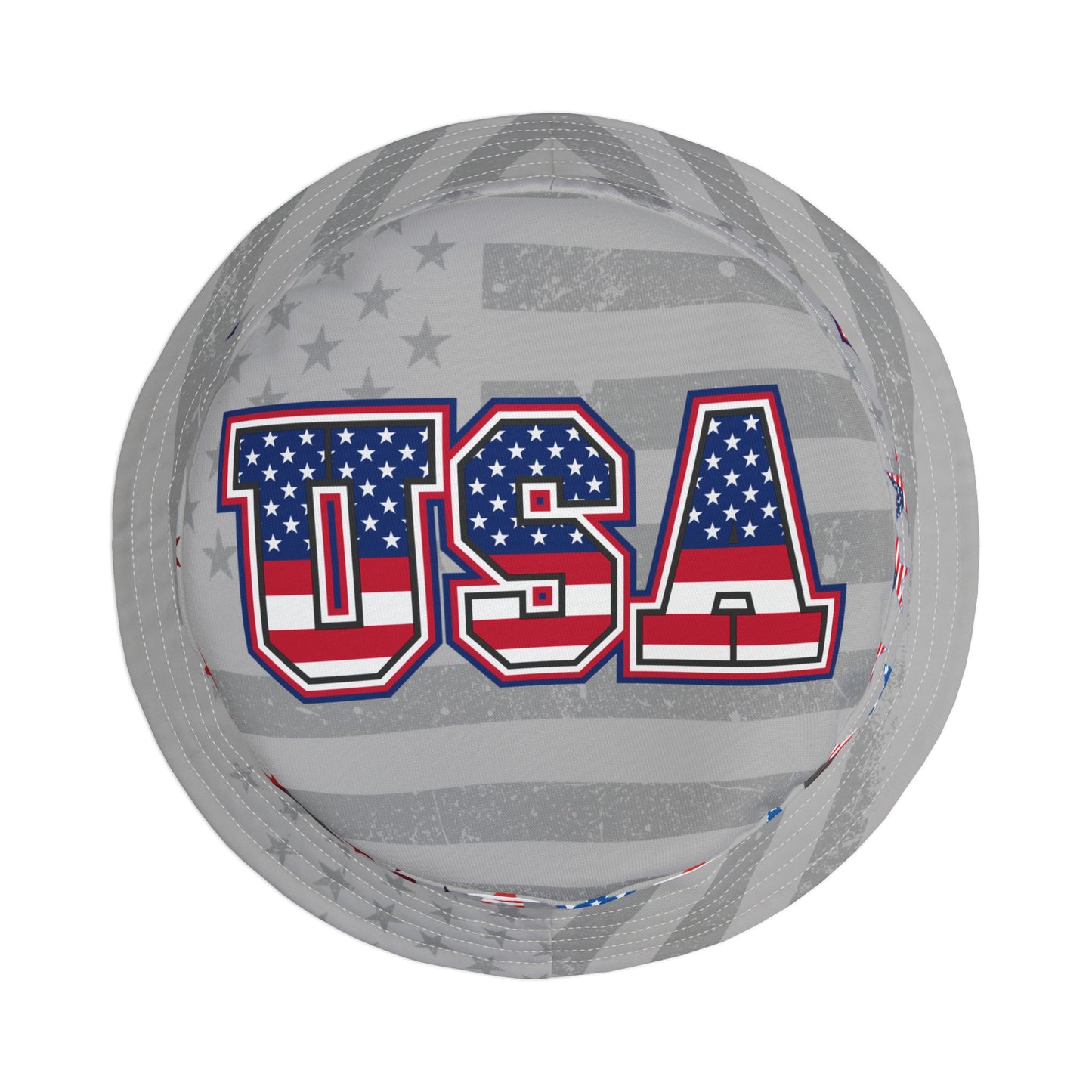 Bucket Hat - USA Eagle Flag Pride