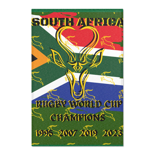 South Africa SPRINBOKS Champions Area Rugs