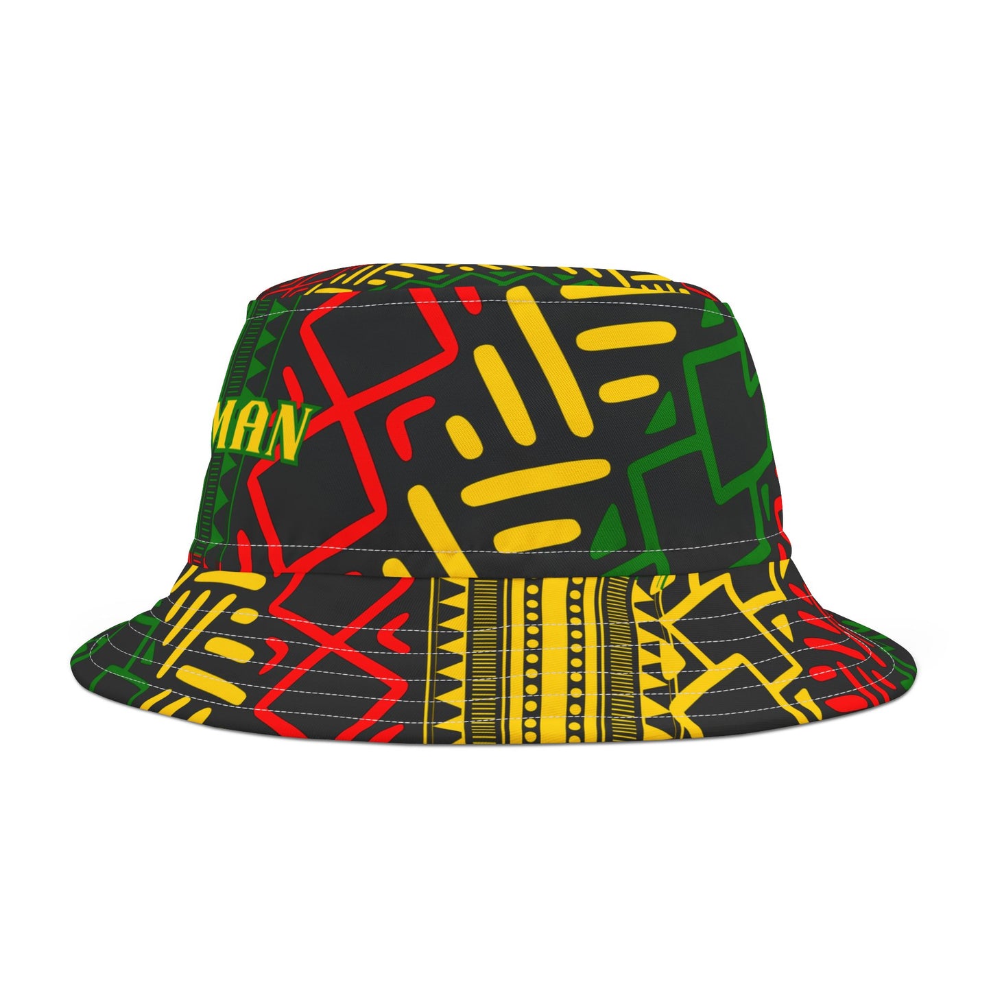 Bucket Hat- Rastaman, Rasta, Reggae music, Jamaica Headwear, Urban wear, Style Jamaica,