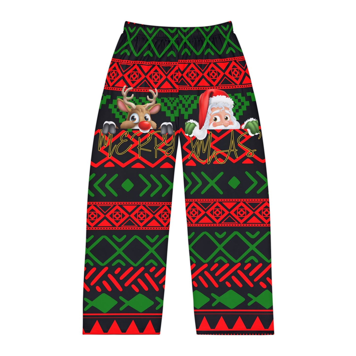 Christmas Pajama Pants, Matching Holiday Gift Presents, Men's Lounge Sleepwear, Xmas Season, Festive PJ Bottoms, Winter Comfort Trousers