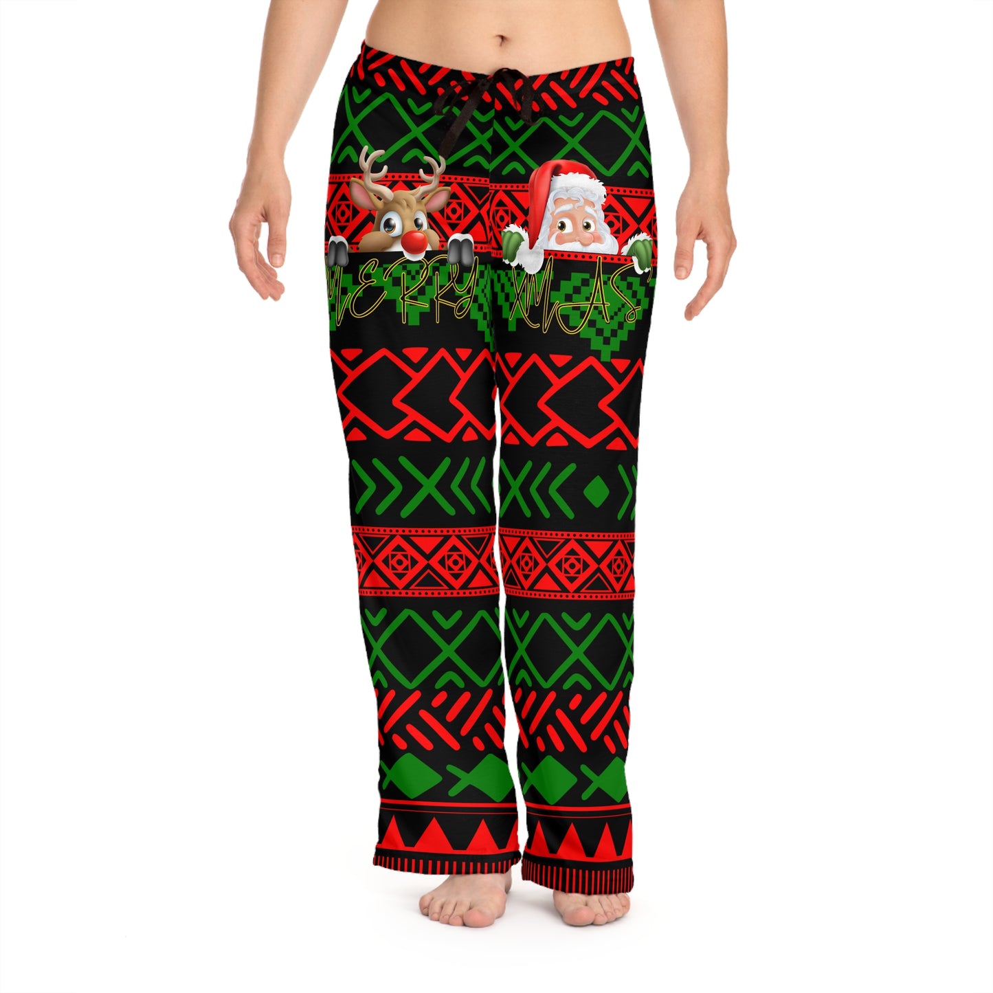 Christmas Women's Pajama Pants, Gift Idea, Matching Set, Holiday, Special Occasion, Lounge Wear