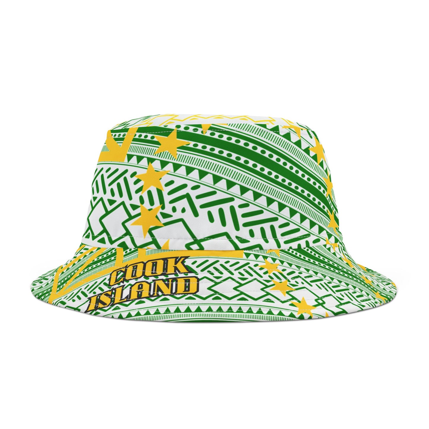 Bucket Hat - Cook Islands Paradise Aitutaki, Tropical Vacation Sun Cap, Beach Travel Headwear, Ocean Destinations Headpiece, Summer Island