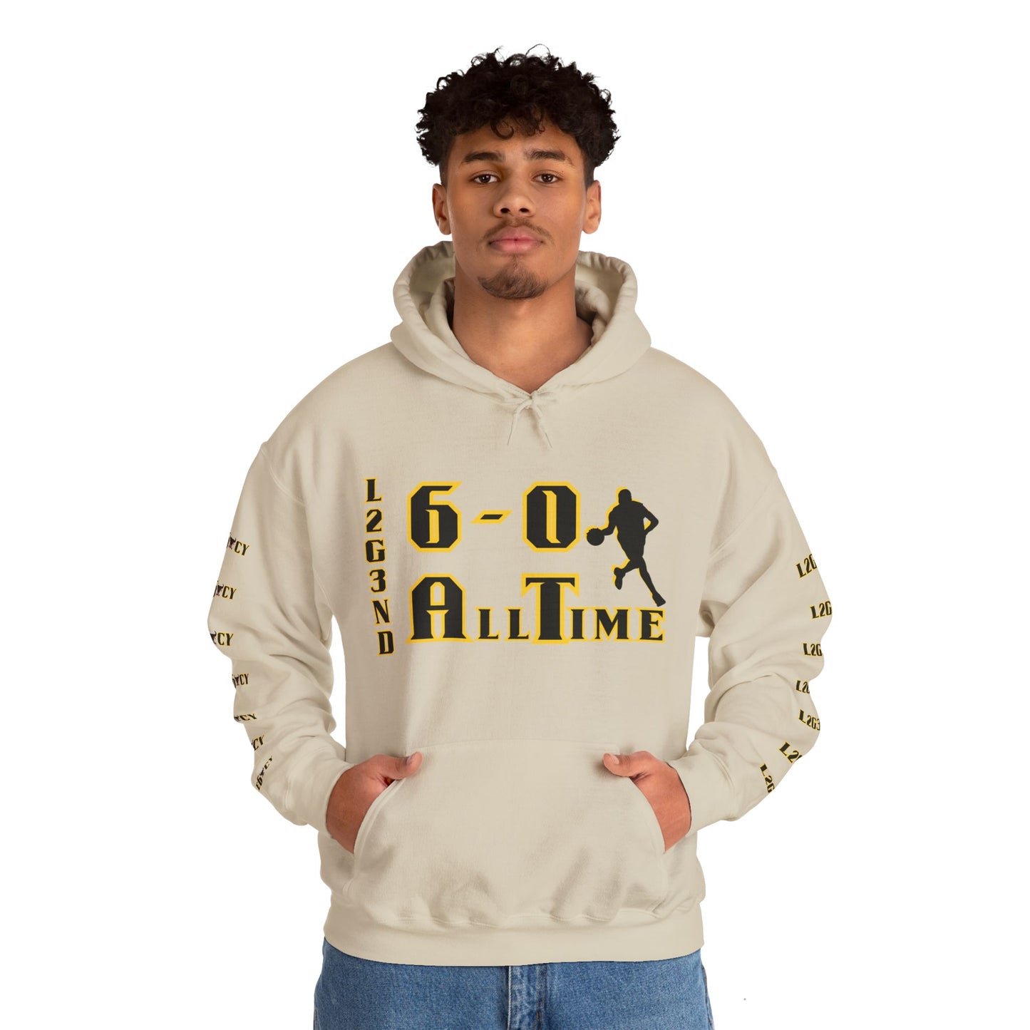 Jordan Hoodie Gold | Vintage 90's Retro Authentic | GOAT Hoodie | Urbanwear Chicago Hooded Sweatshirt | Winter Hoodie