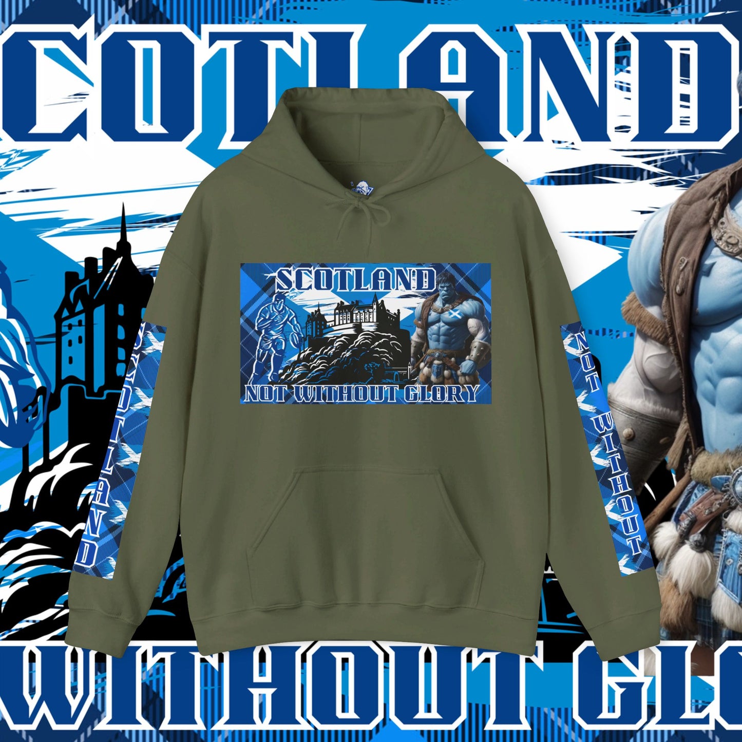 Scotland Hoodie, Scottish rugby Sweatshirt, Pullover, Winter Hoodie, Supporter Hoodie, Edinburgh castle, Rugby