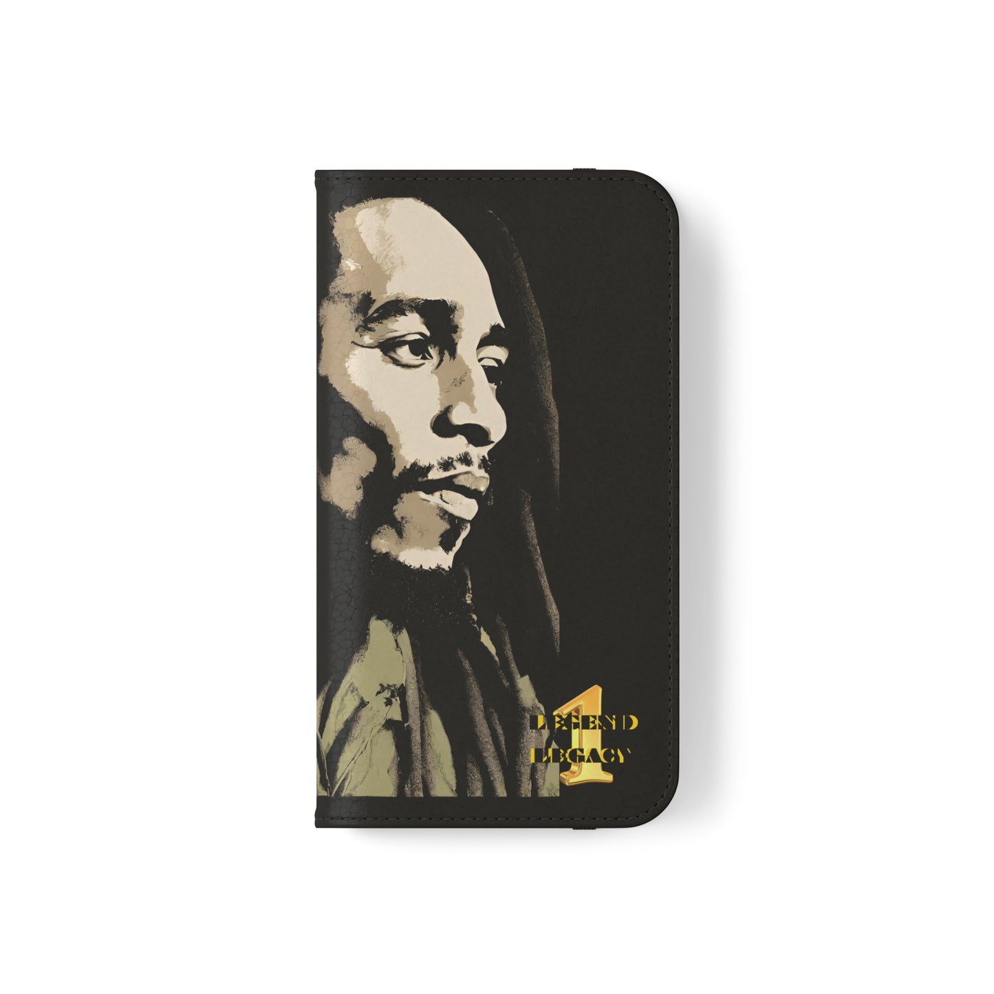 Bob Marley One Legend One Legacy Reggae Rasta Flip Cases